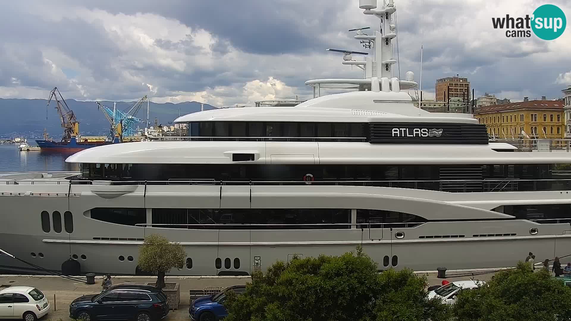 Die Riva und Marina in Rijeka – Live Webcam Kroatien