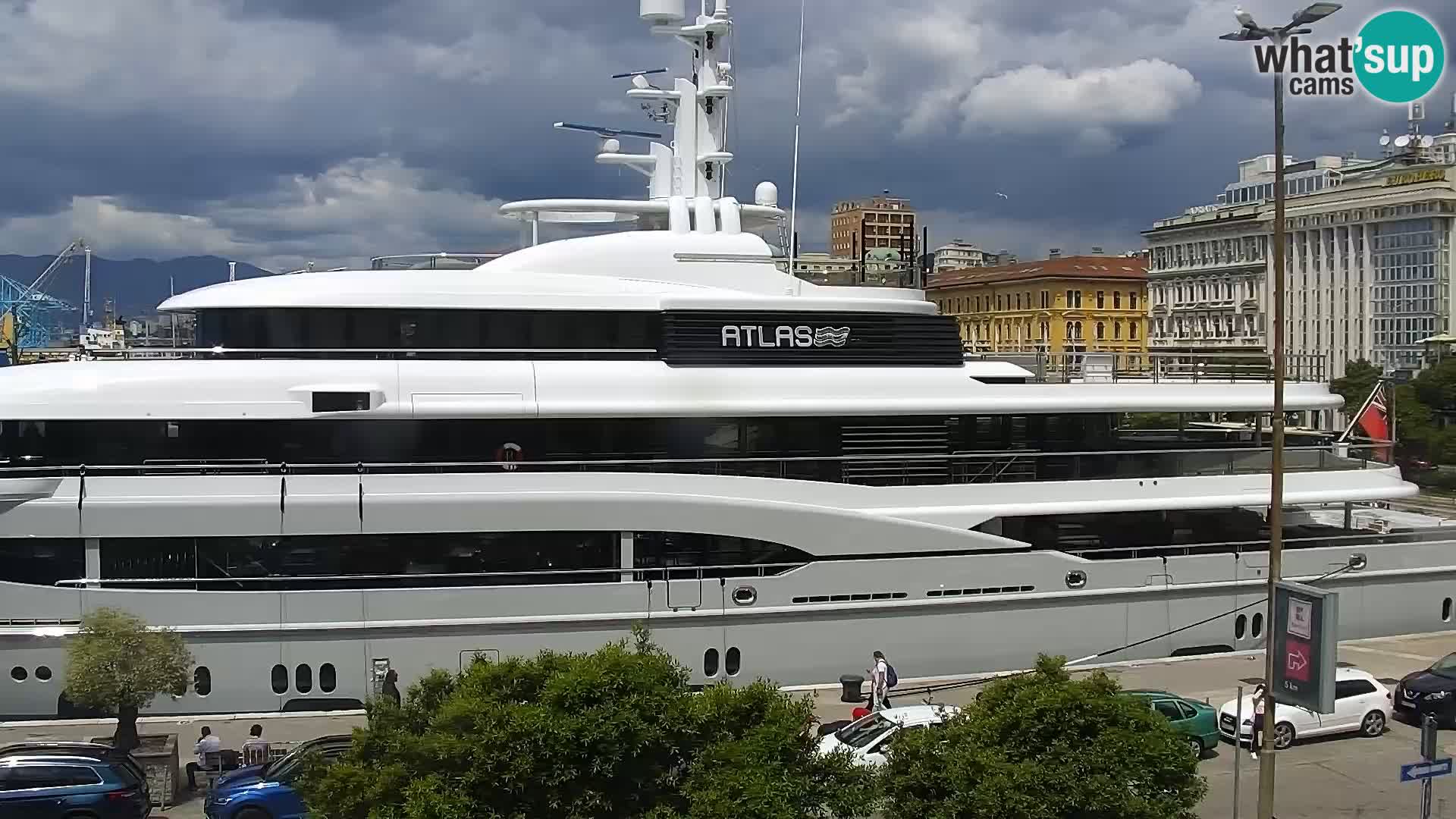 Die Riva und Marina in Rijeka – Live Webcam Kroatien