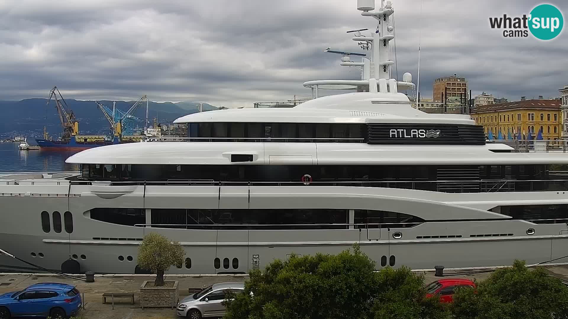 La Riva e la Marina a Rijeka (Fiume) – Live Webcam Croazia