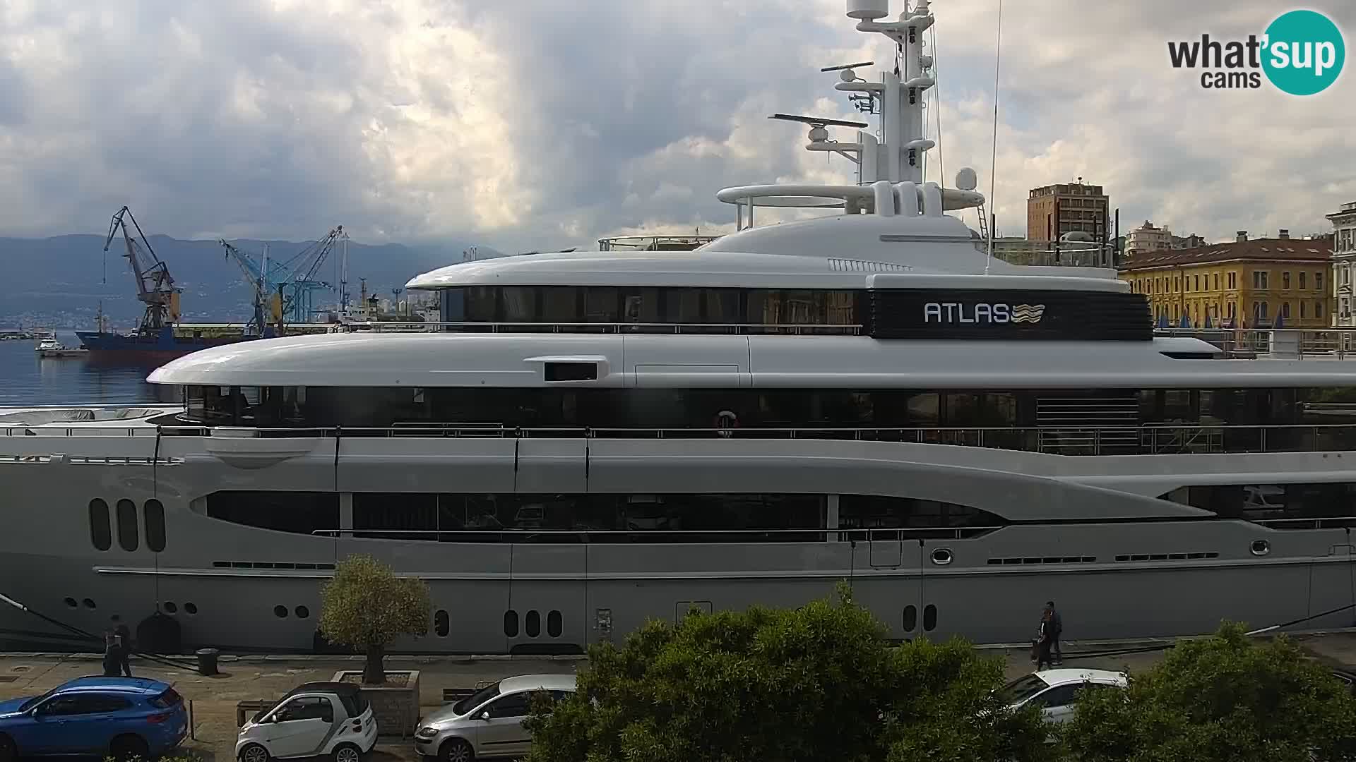 La Riva e la Marina a Rijeka (Fiume) – Live Webcam Croazia