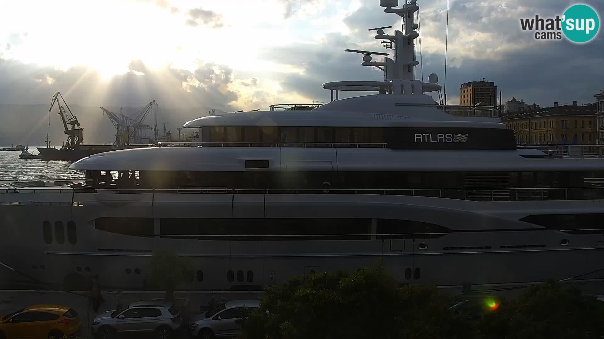La Riva e la Marina a Rijeka (Fiume) – Live Webcam Croazia
