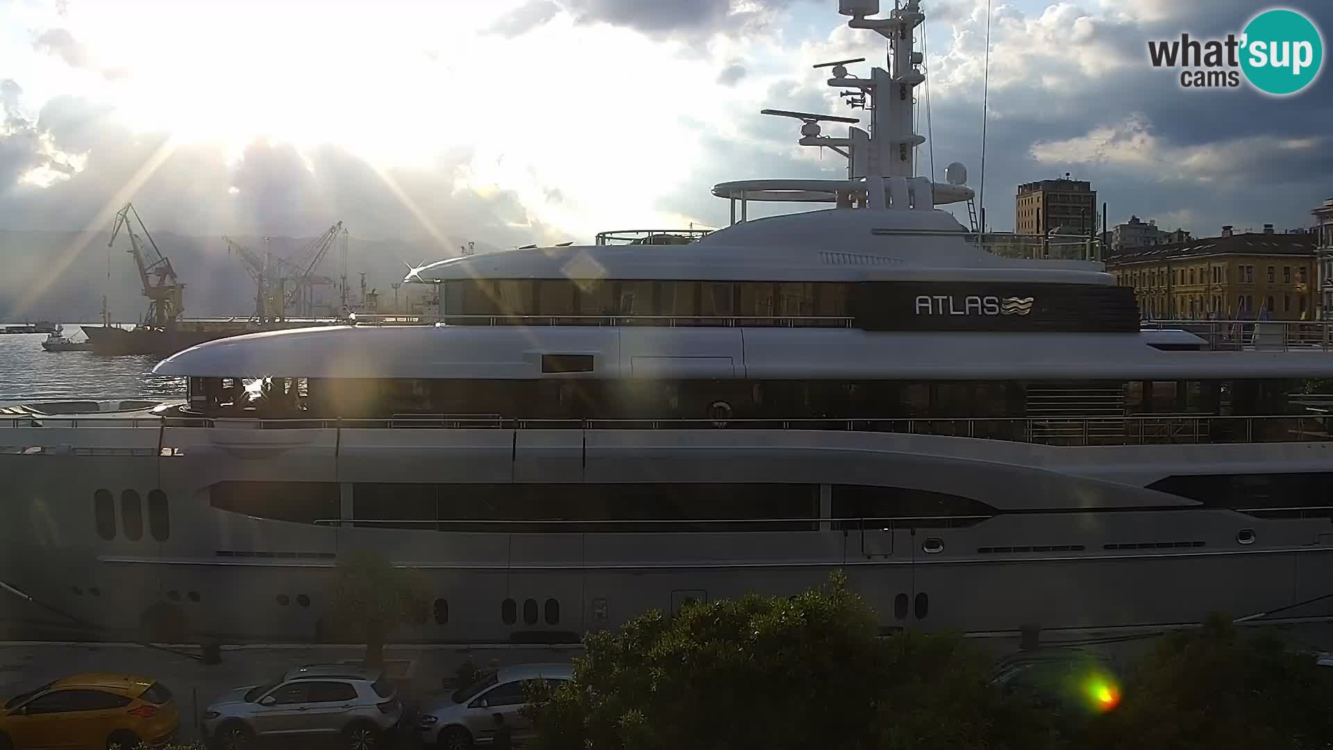 La Riva et Marina à Rijeka – Live Webcam Croatie