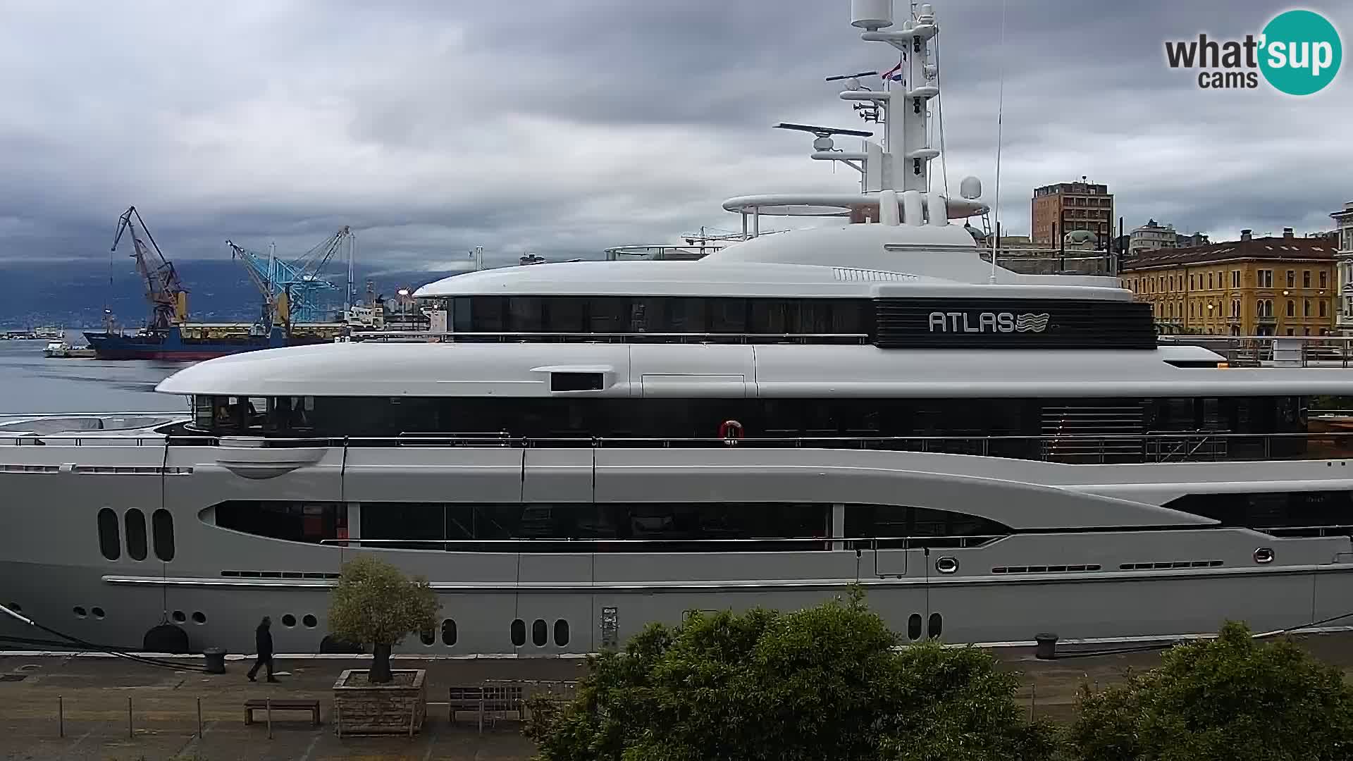 Riva i Marina u Rijeci – Web kamera uživo u Hrvatskoj