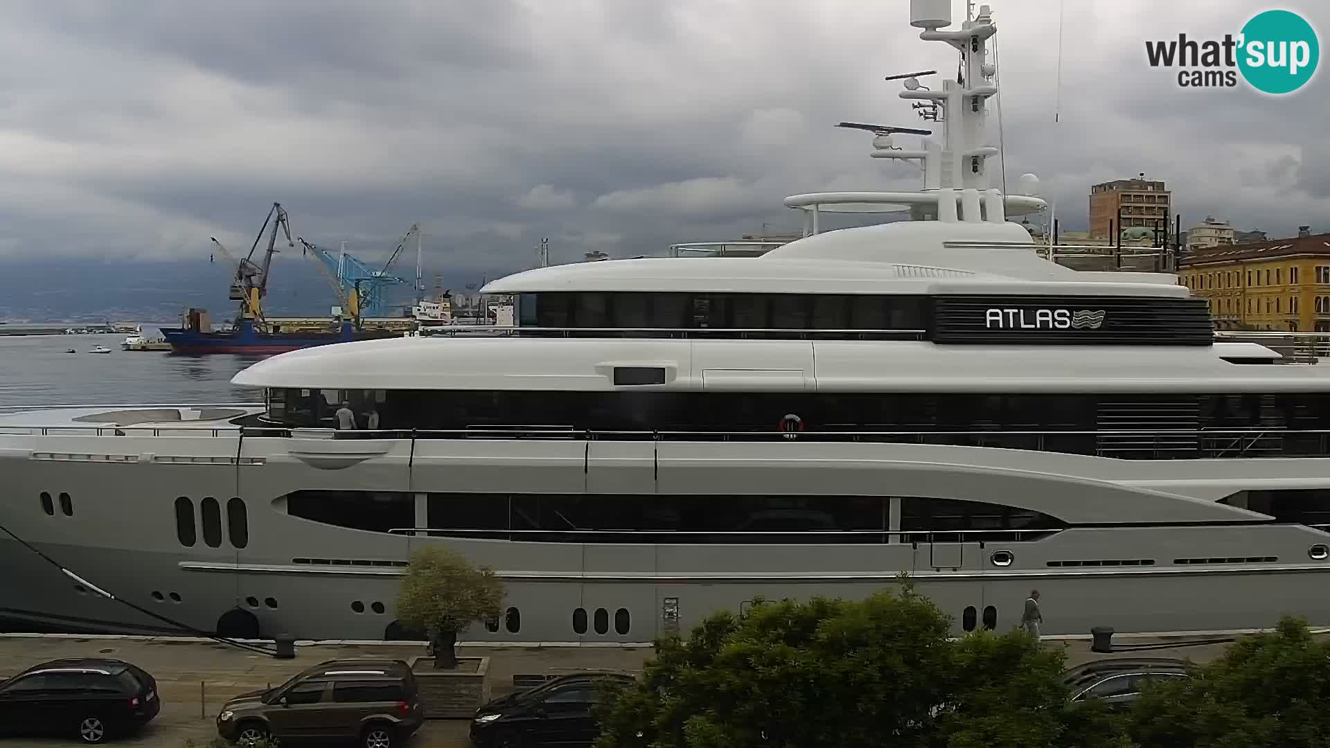 La Riva e la Marina a Rijeka (Fiume) – Live Webcam Croazia