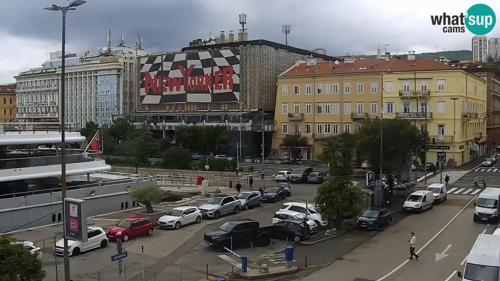 La Riva e la Marina a Rijeka (Fiume) – Live Webcam Croazia