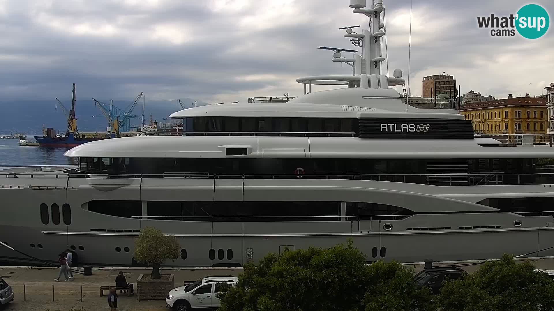 Riva i Marina u Rijeci – Web kamera uživo u Hrvatskoj
