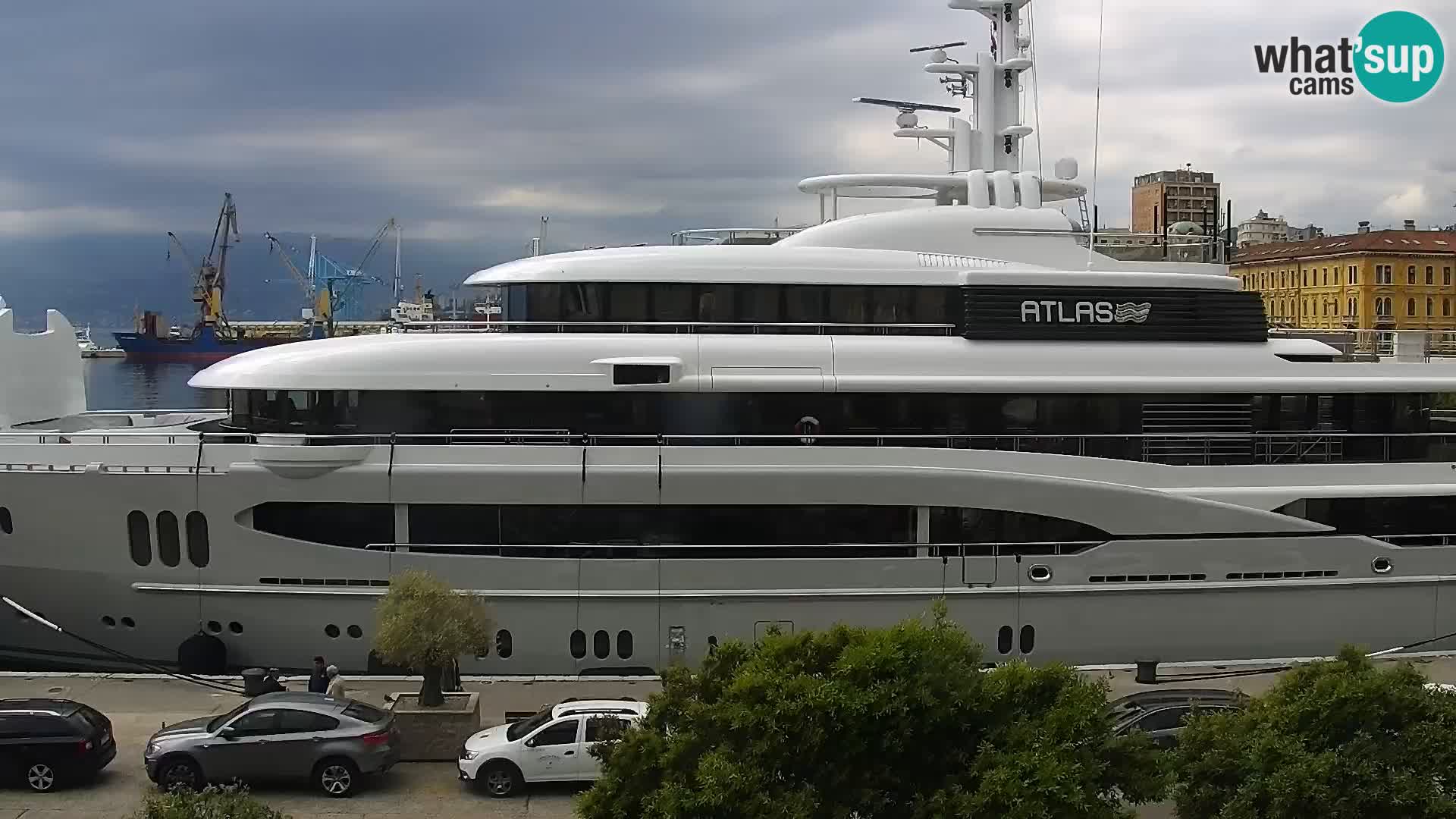 La Riva y Marina en Rijeka – Webcam en vivo Croacia