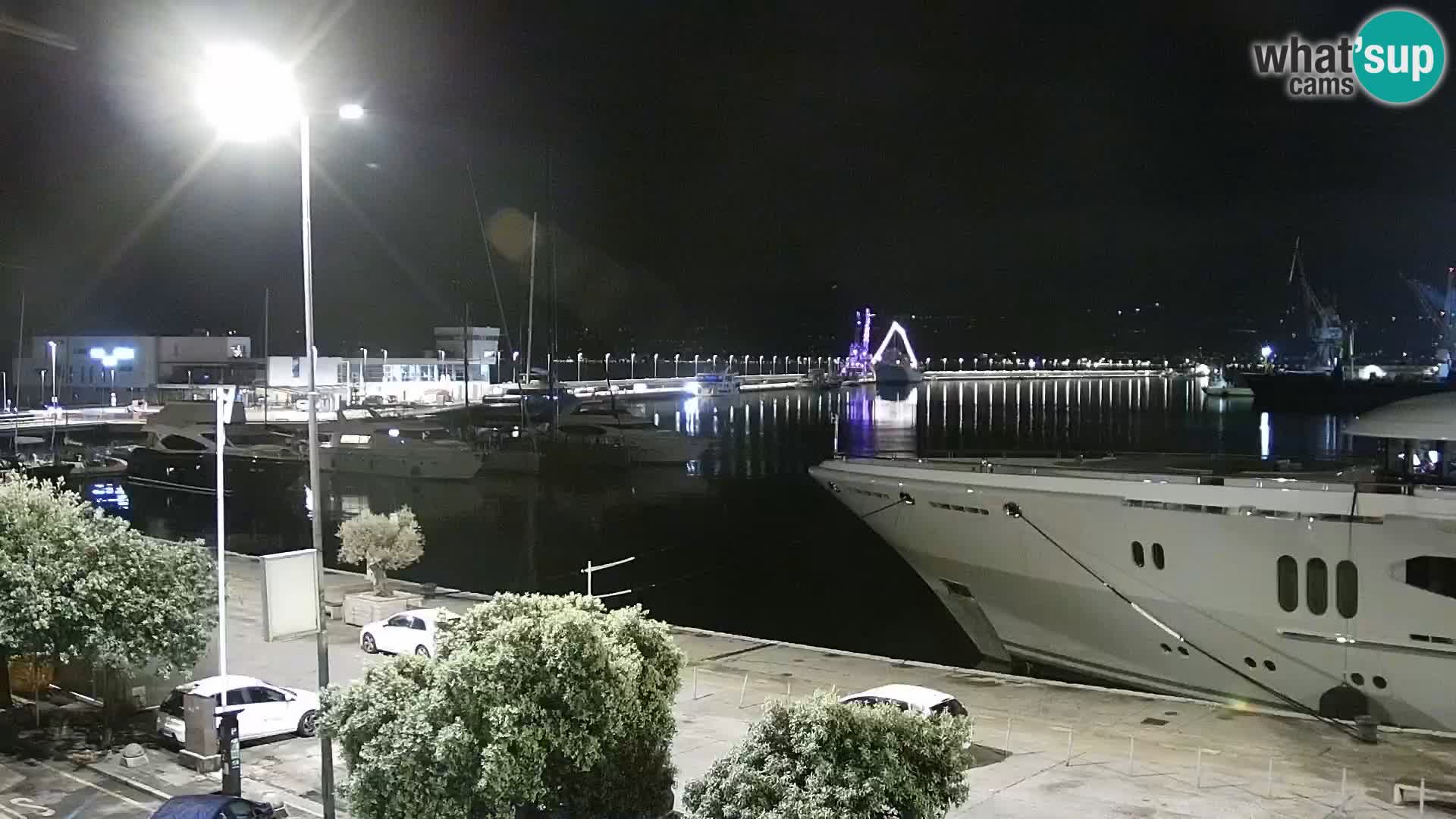 Riva i Marina u Rijeci – Web kamera uživo u Hrvatskoj