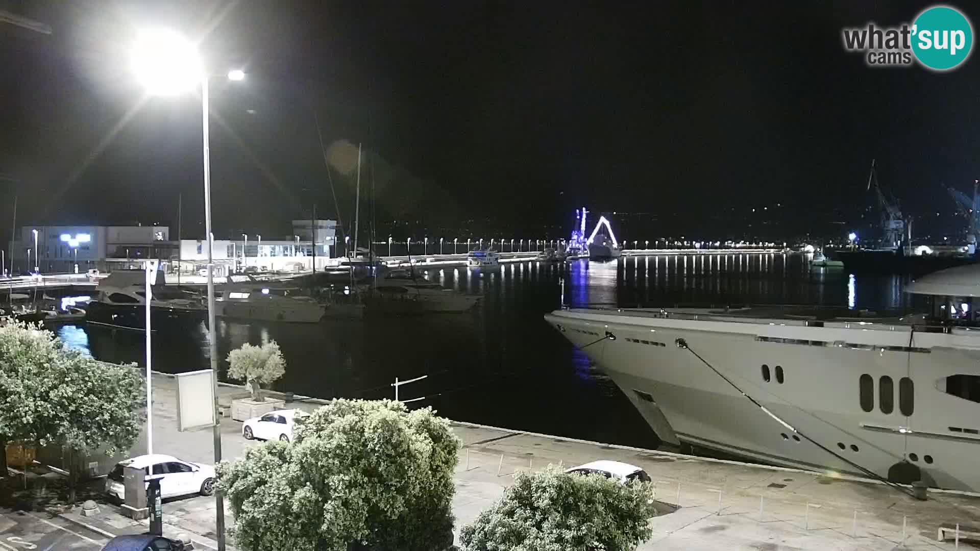 Riva i Marina u Rijeci – Web kamera uživo u Hrvatskoj