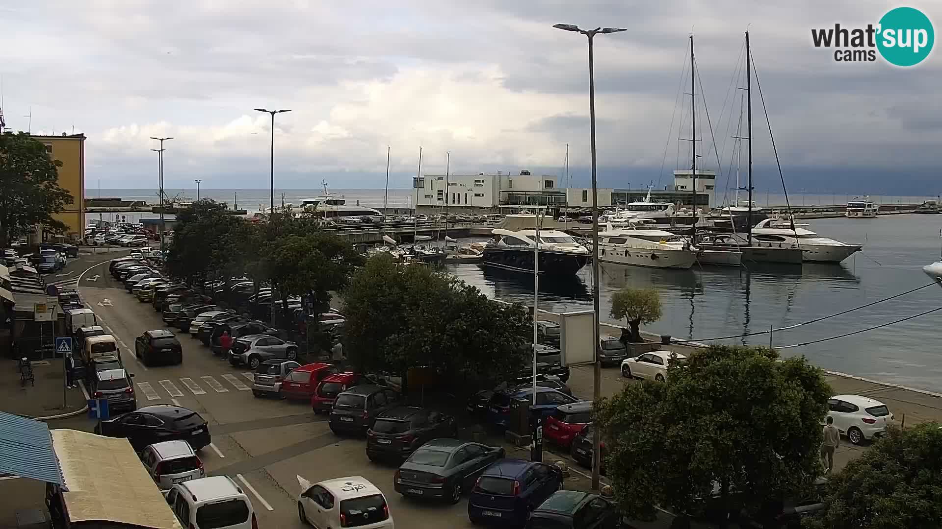 La Riva y Marina en Rijeka – Webcam en vivo Croacia