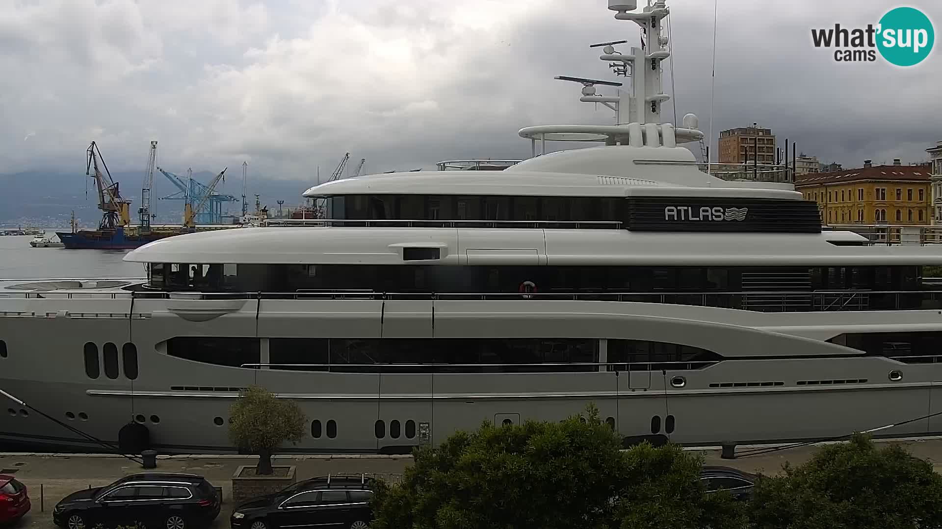 La Riva y Marina en Rijeka – Webcam en vivo Croacia