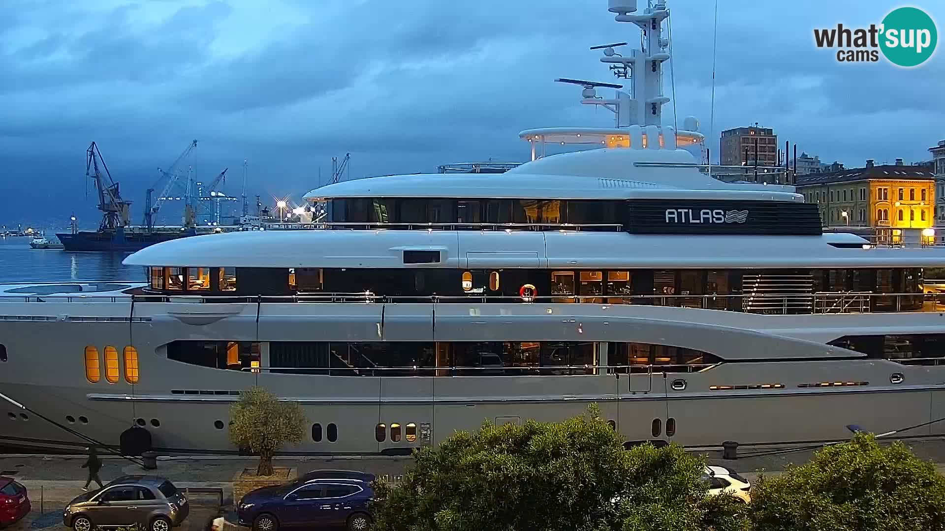 La Riva e la Marina a Rijeka (Fiume) – Live Webcam Croazia