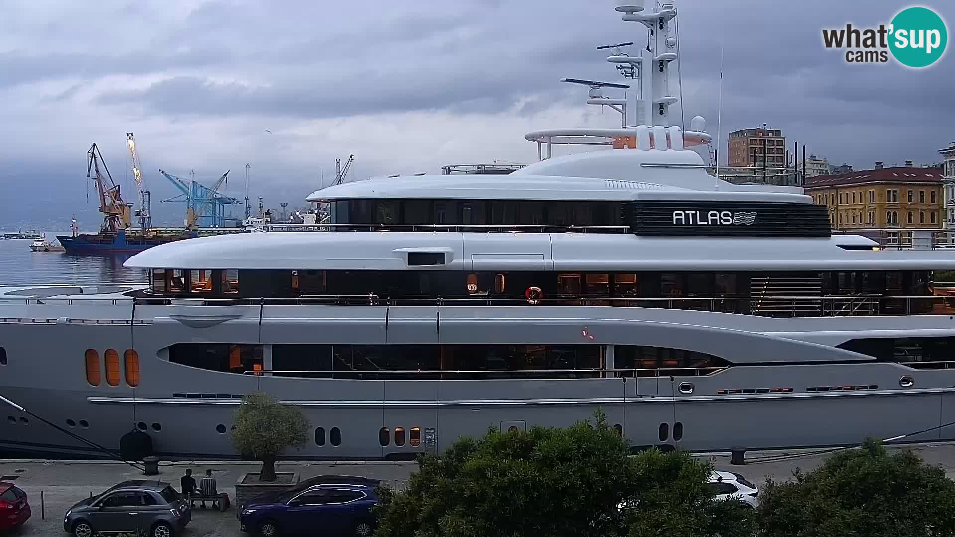 La Riva e la Marina a Rijeka (Fiume) – Live Webcam Croazia