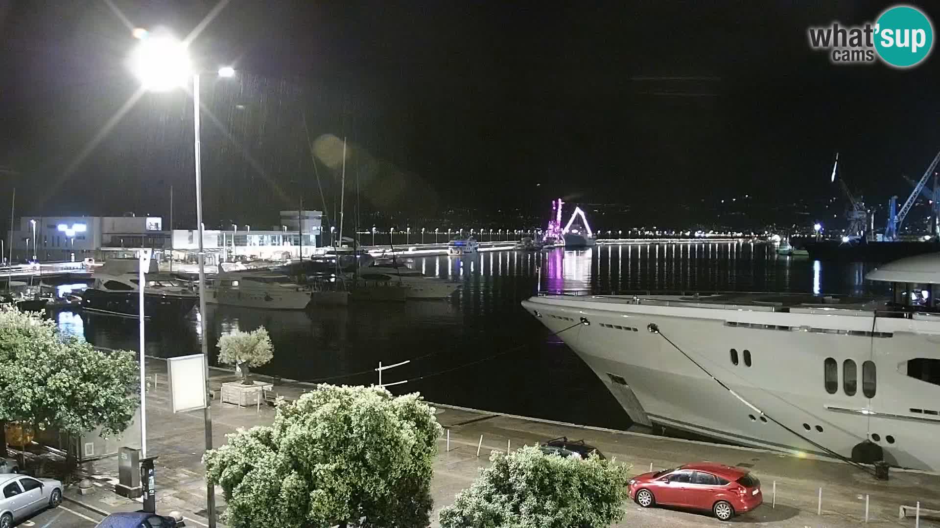La Riva e la Marina a Rijeka (Fiume) – Live Webcam Croazia