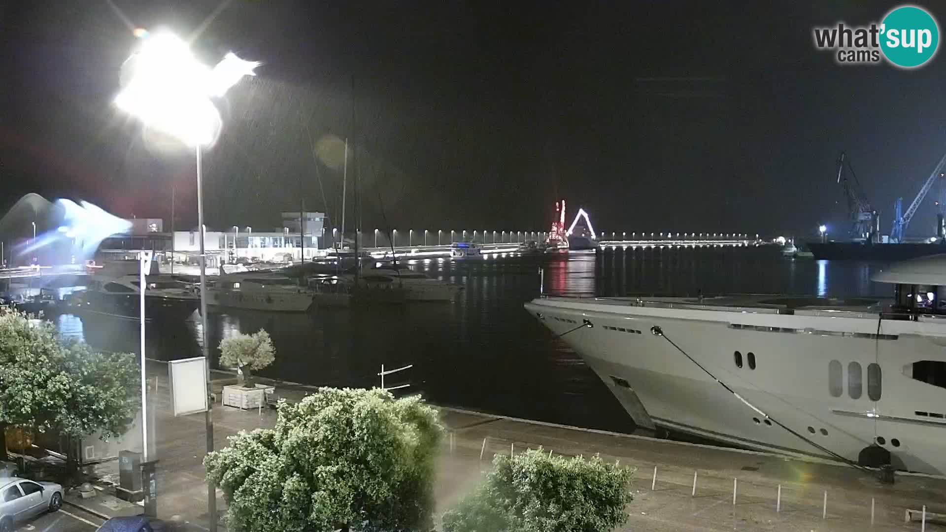 La Riva e la Marina a Rijeka (Fiume) – Live Webcam Croazia