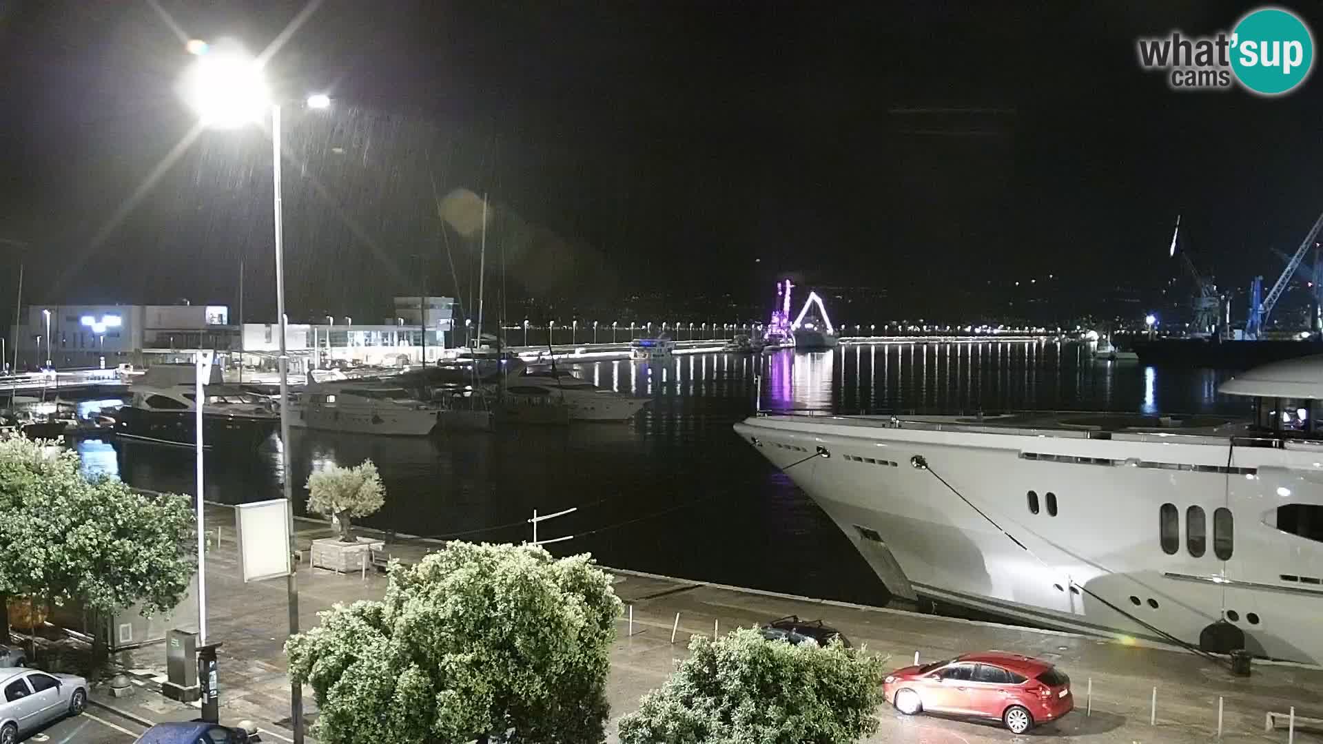Riva i Marina u Rijeci – Web kamera uživo u Hrvatskoj