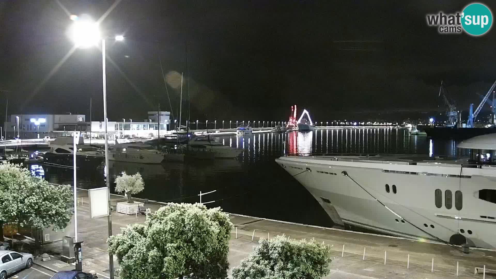 Riva i Marina u Rijeci – Web kamera uživo u Hrvatskoj