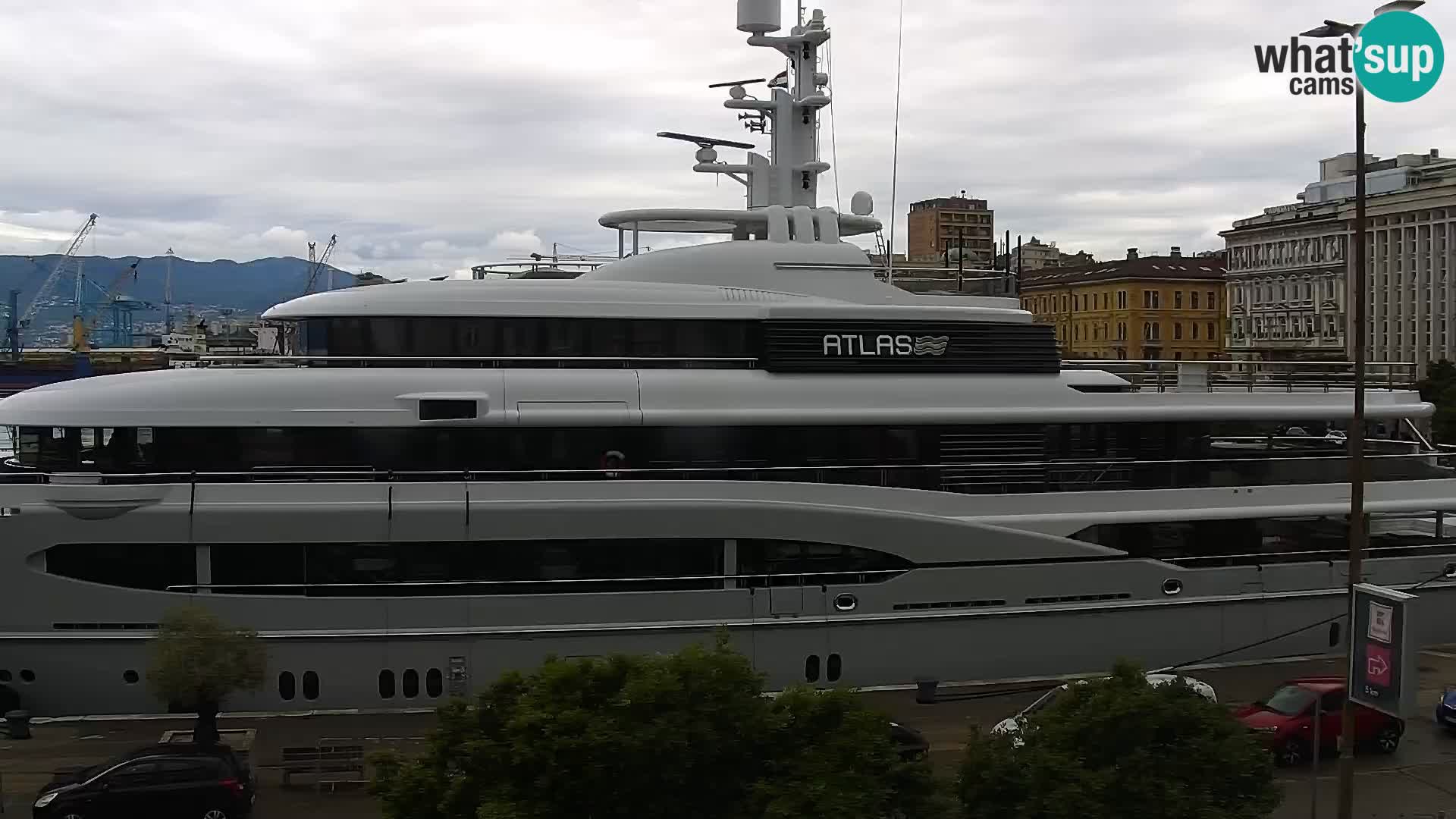 The Riva and Marina in Rijeka  – Live Webcam Croatia