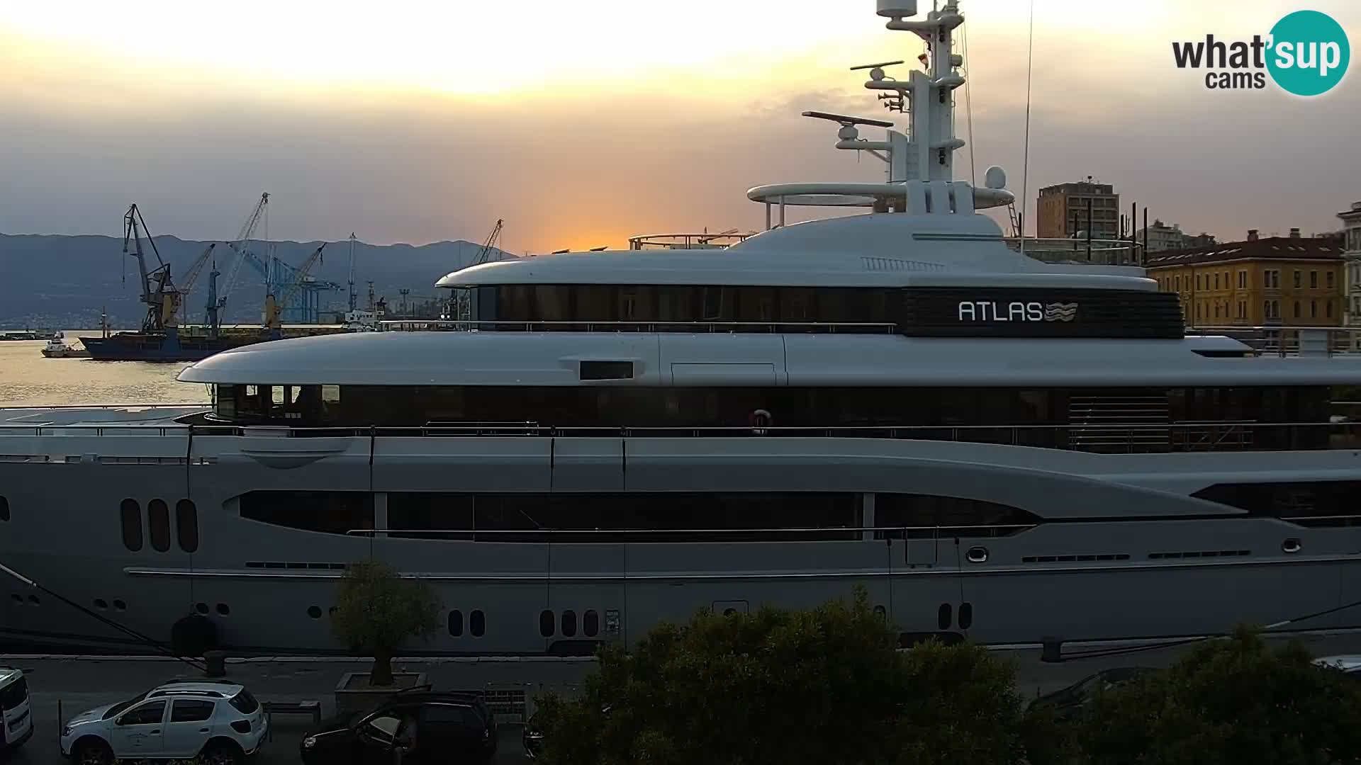 La Riva e la Marina a Rijeka (Fiume) – Live Webcam Croazia