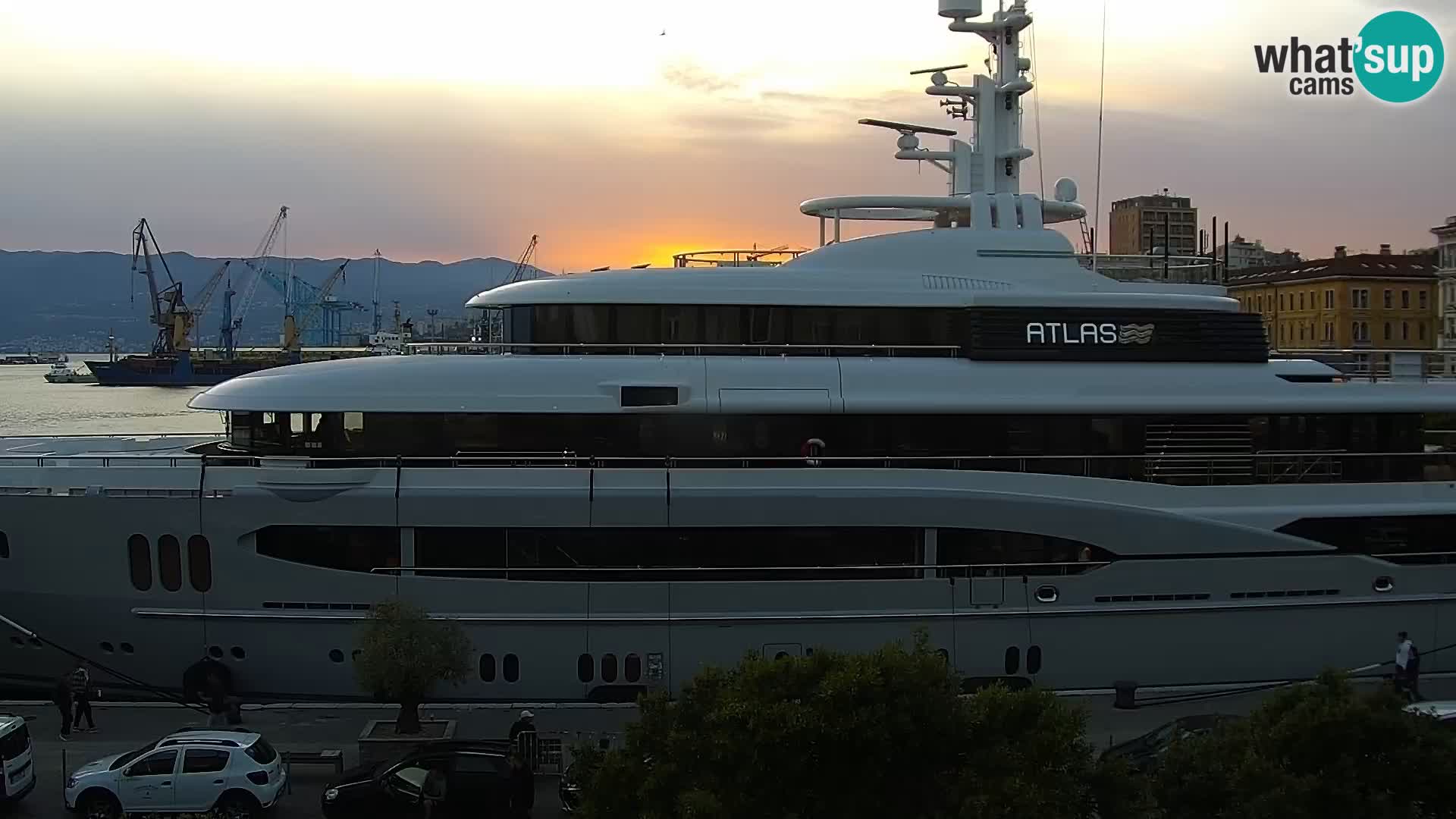 La Riva e la Marina a Rijeka (Fiume) – Live Webcam Croazia