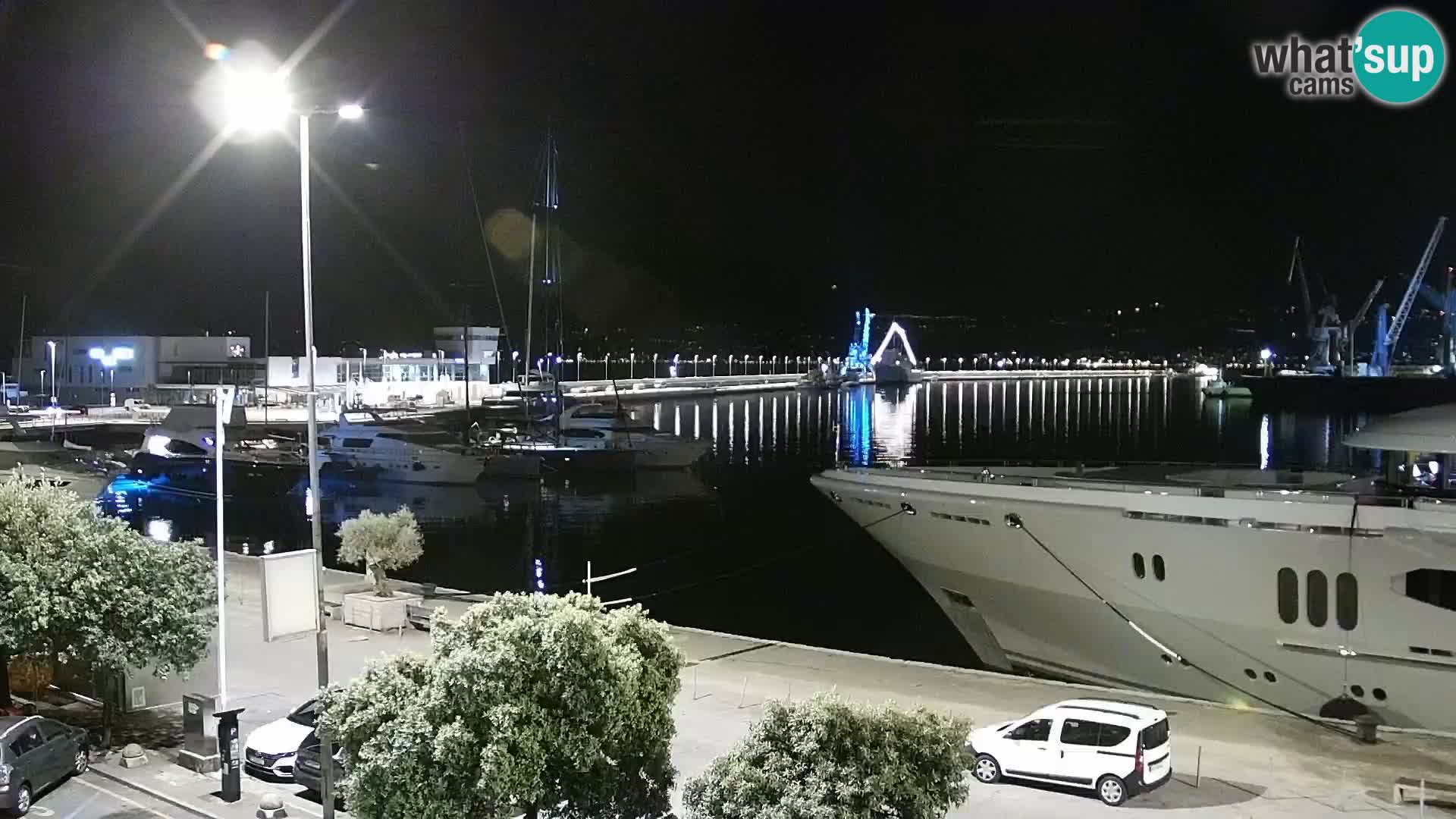 La Riva e la Marina a Rijeka (Fiume) – Live Webcam Croazia