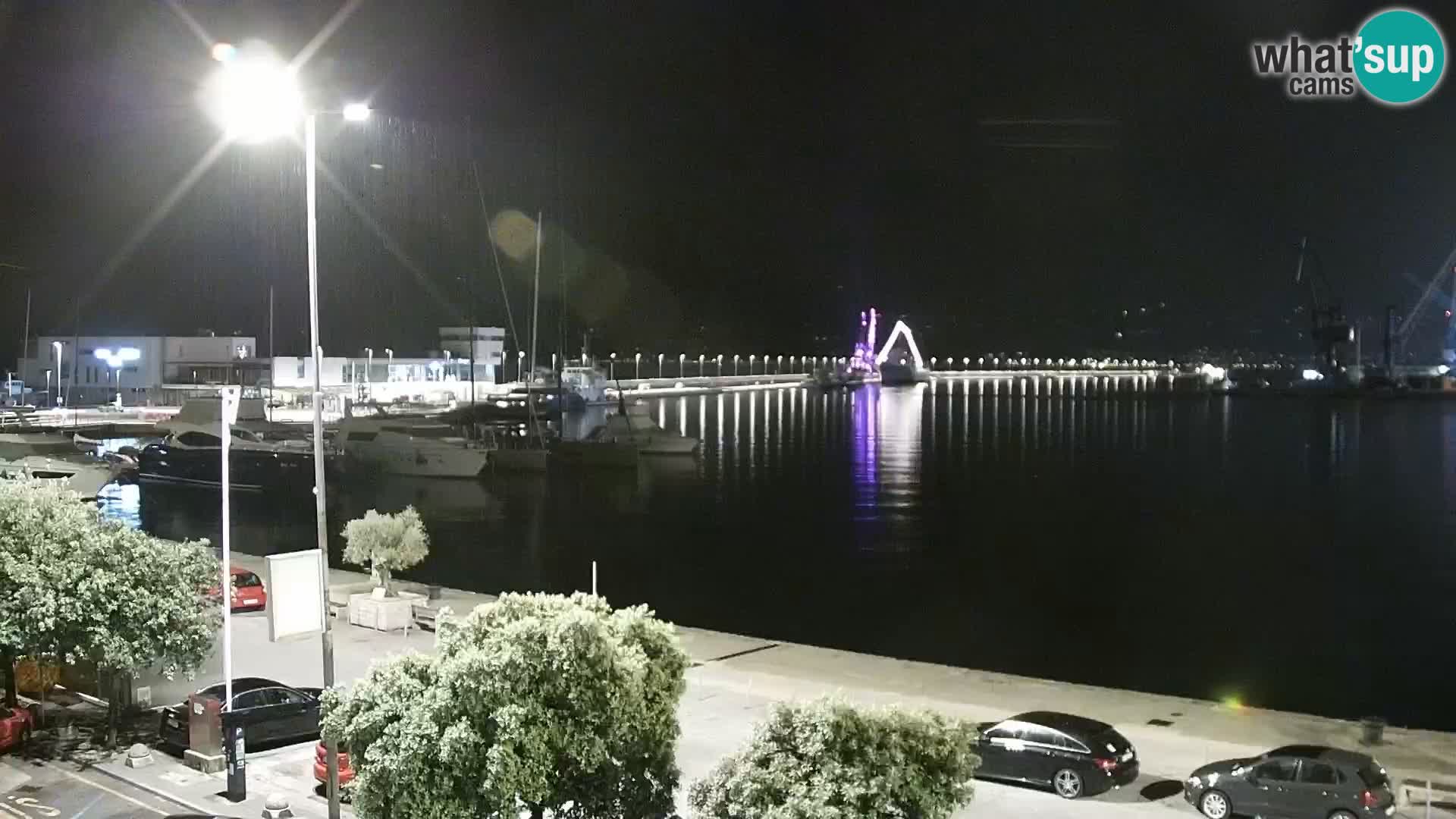 Riva i Marina u Rijeci – Web kamera uživo u Hrvatskoj