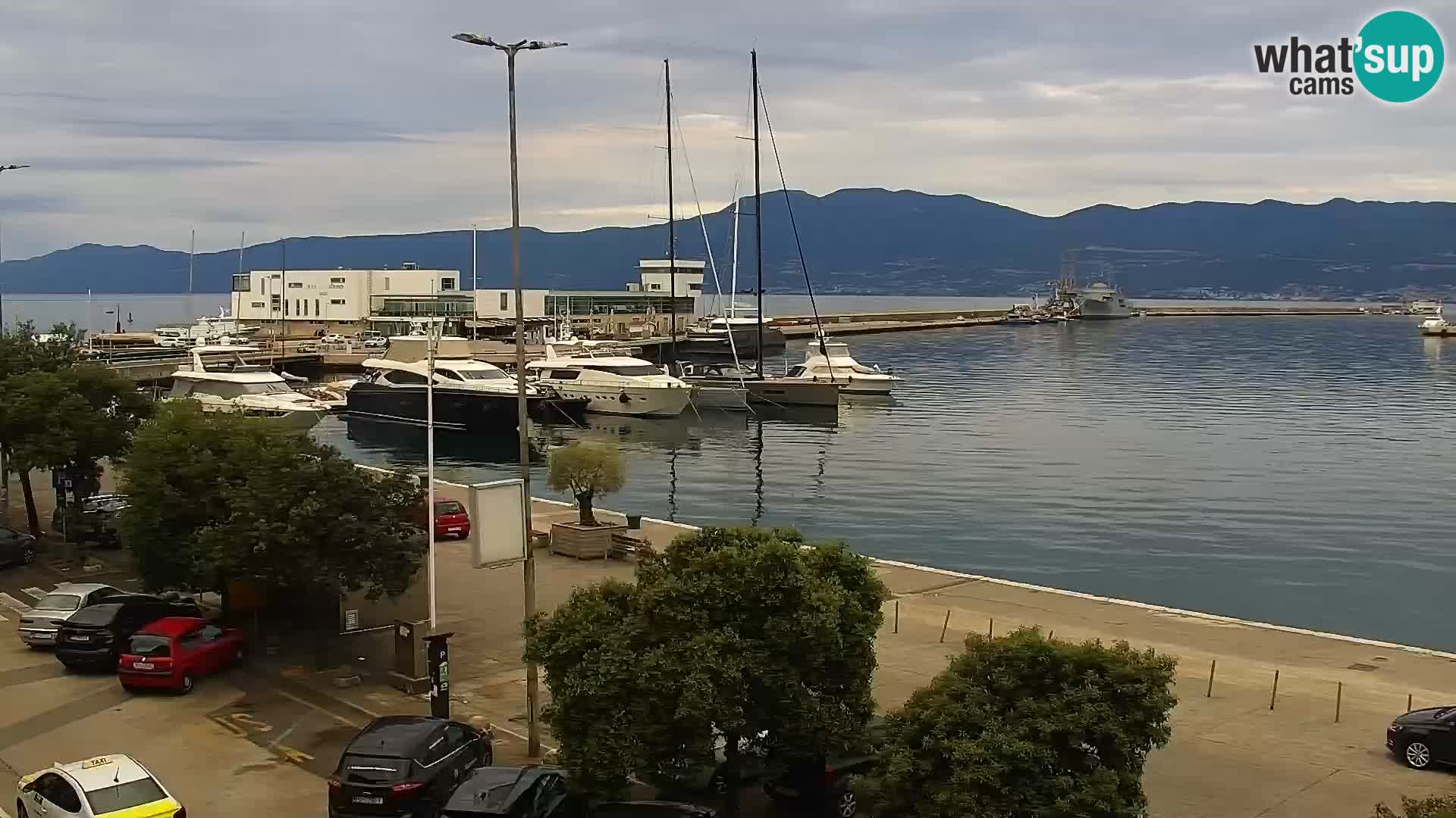 La Riva e la Marina a Rijeka (Fiume) – Live Webcam Croazia