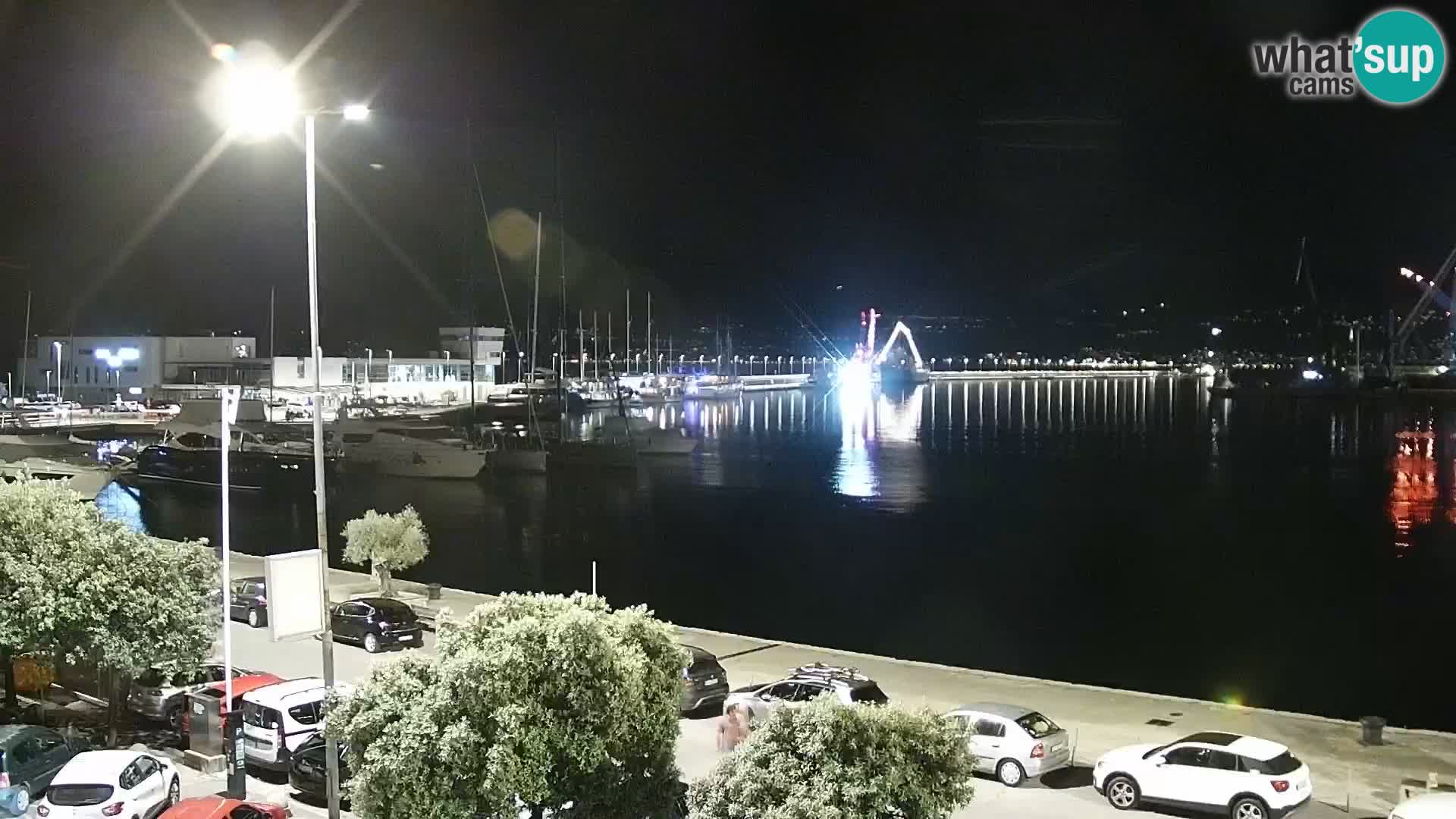 La Riva y Marina en Rijeka – Webcam en vivo Croacia