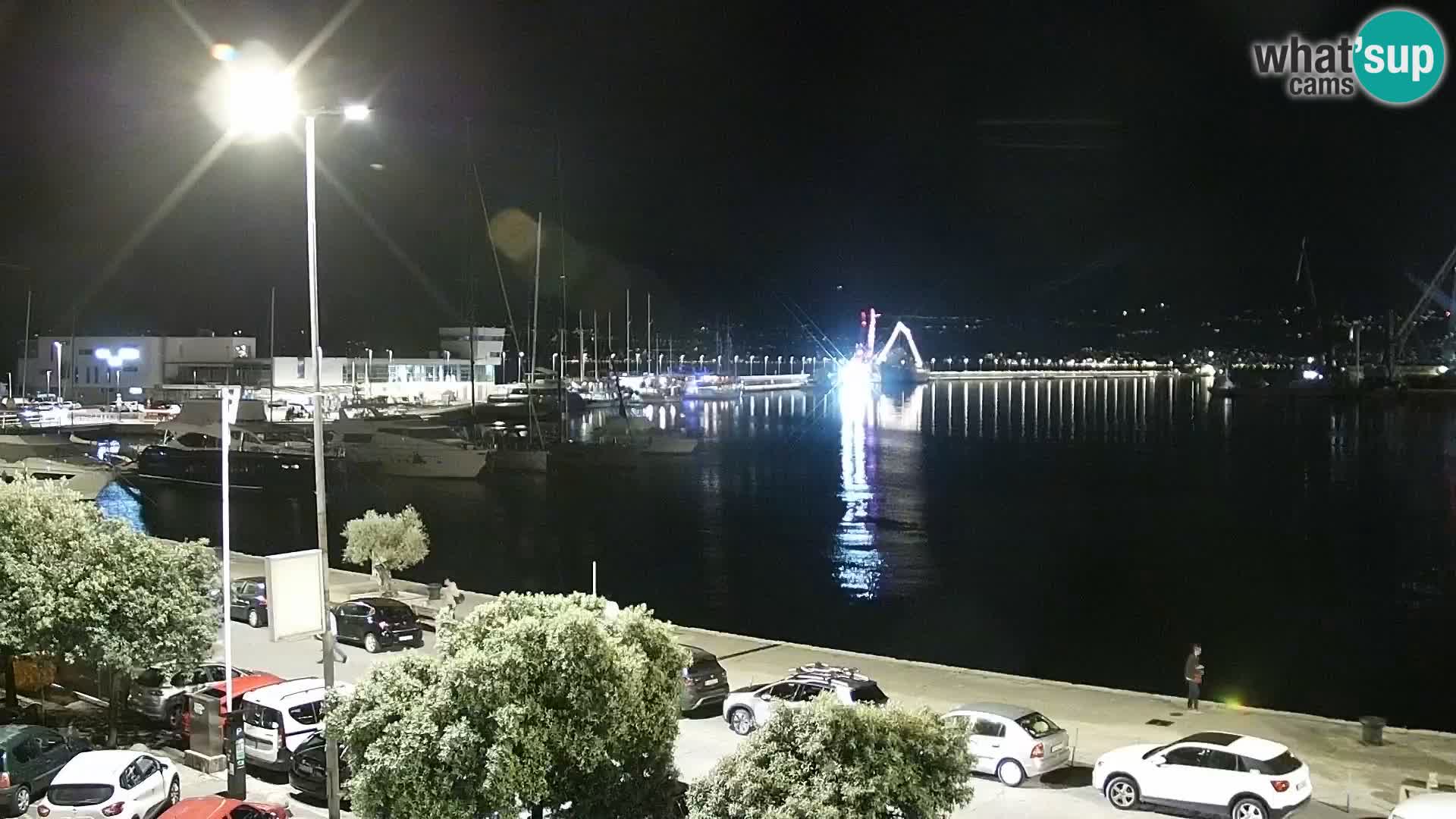 Die Riva und Marina in Rijeka – Live Webcam Kroatien