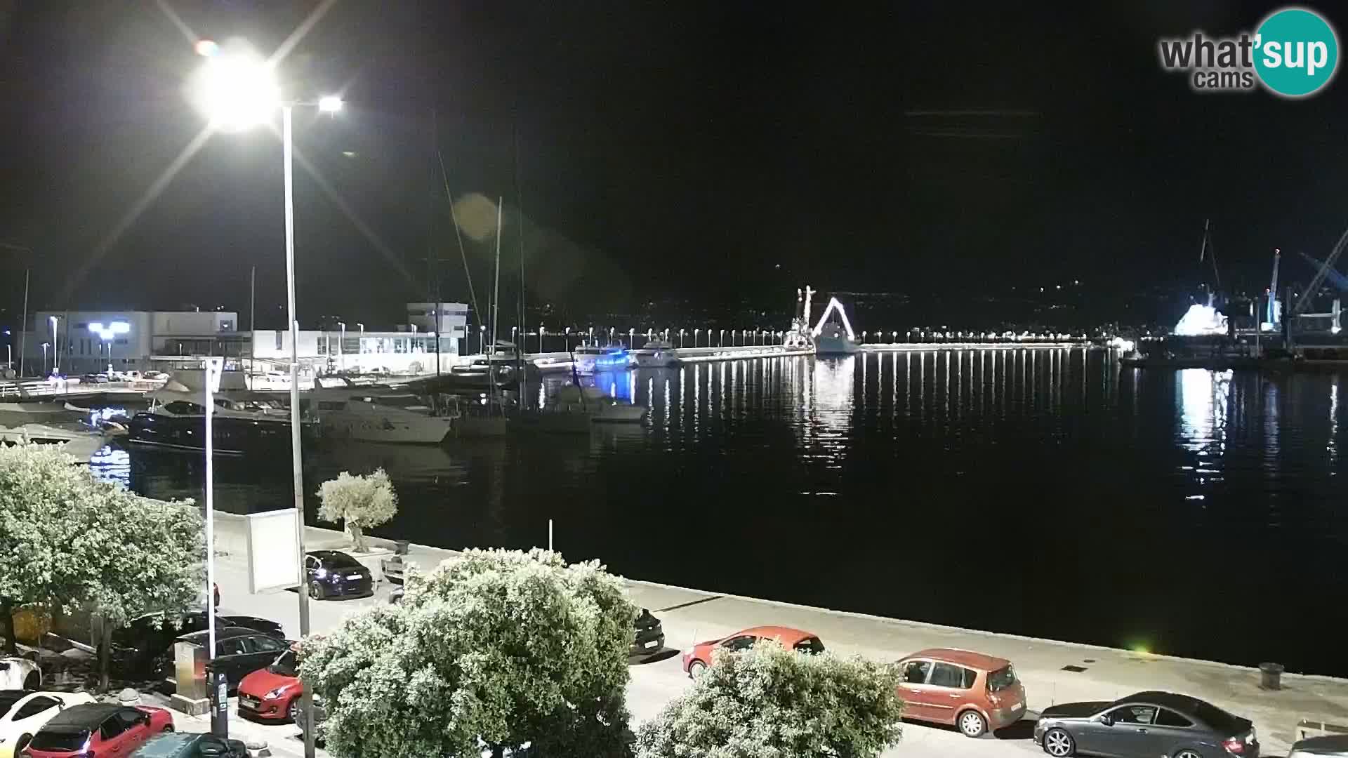 La Riva et Marina à Rijeka – Live Webcam Croatie