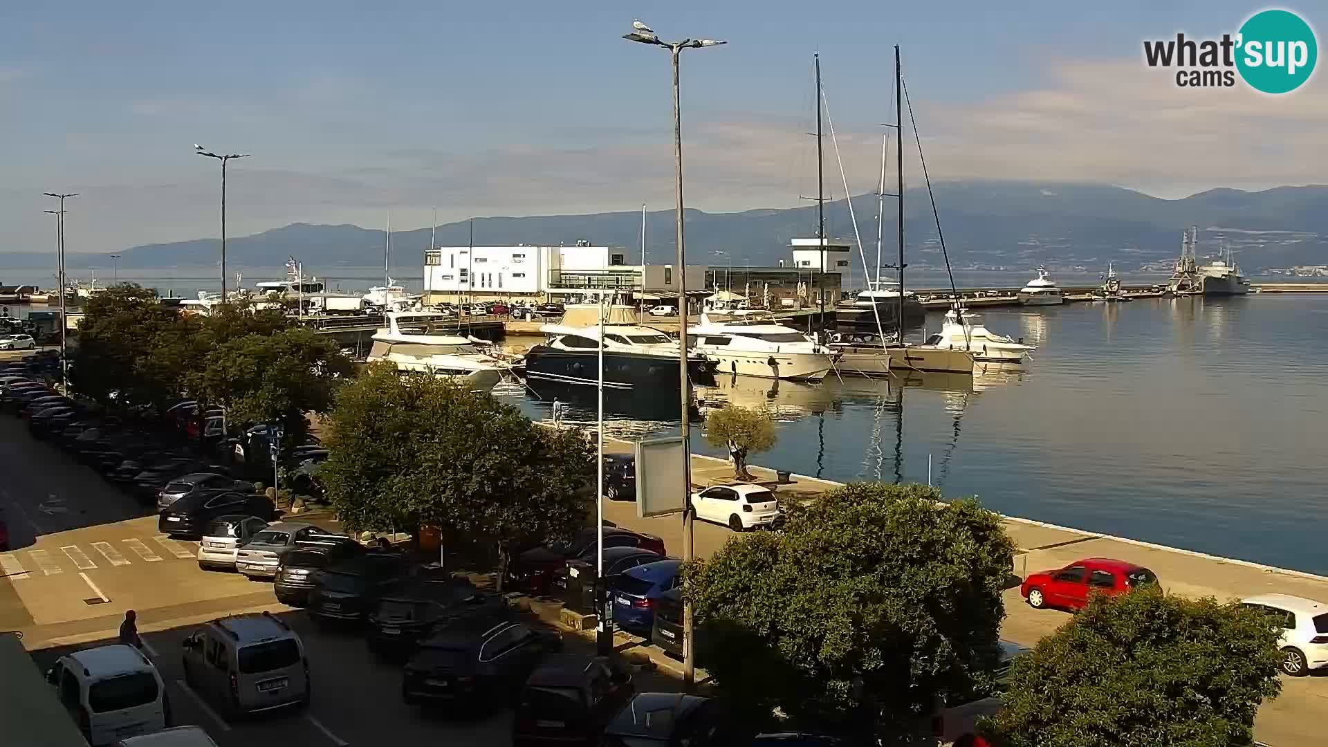 La Riva e la Marina a Rijeka (Fiume) – Live Webcam Croazia