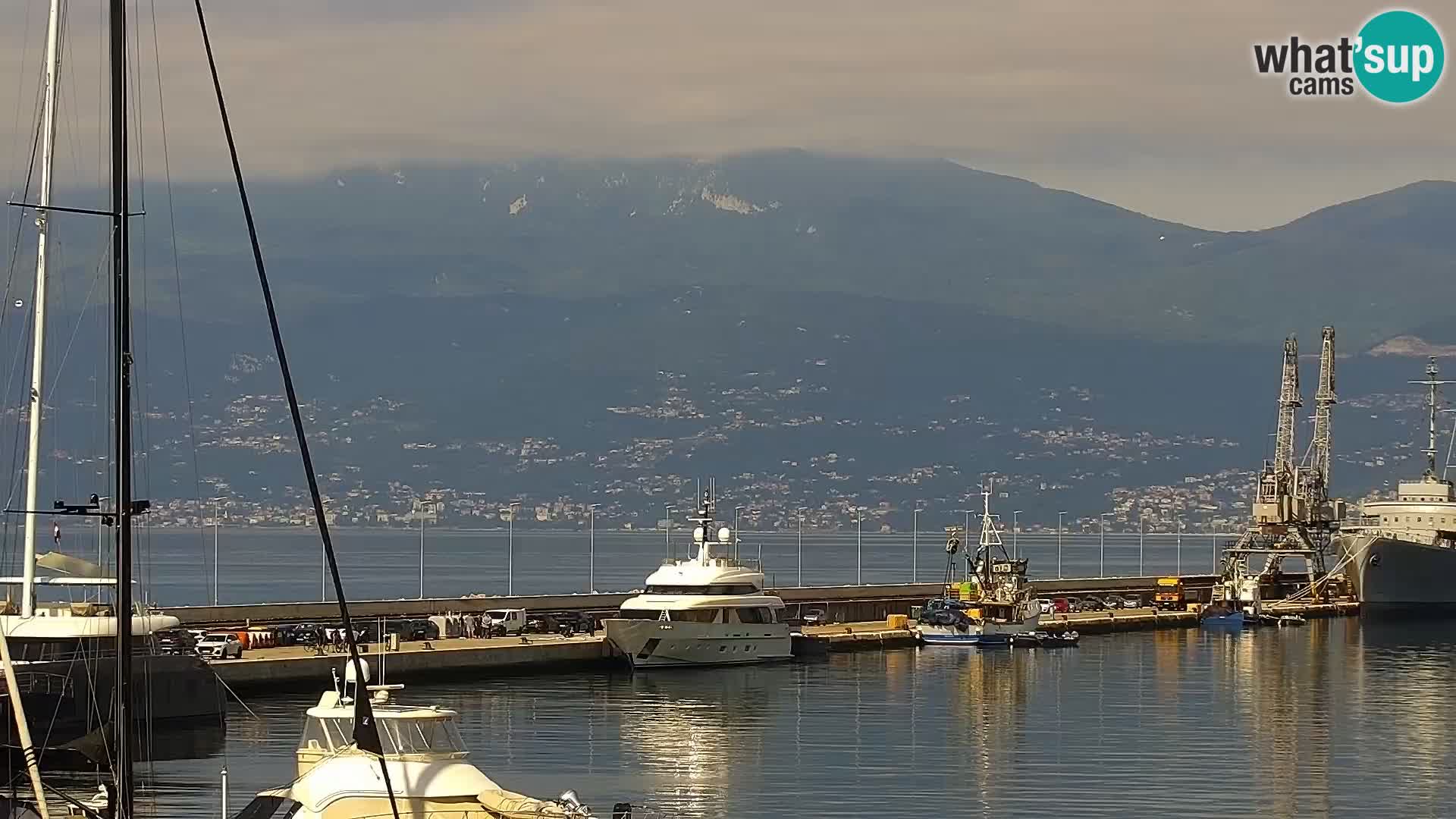Fiume – Il porto e la Riva