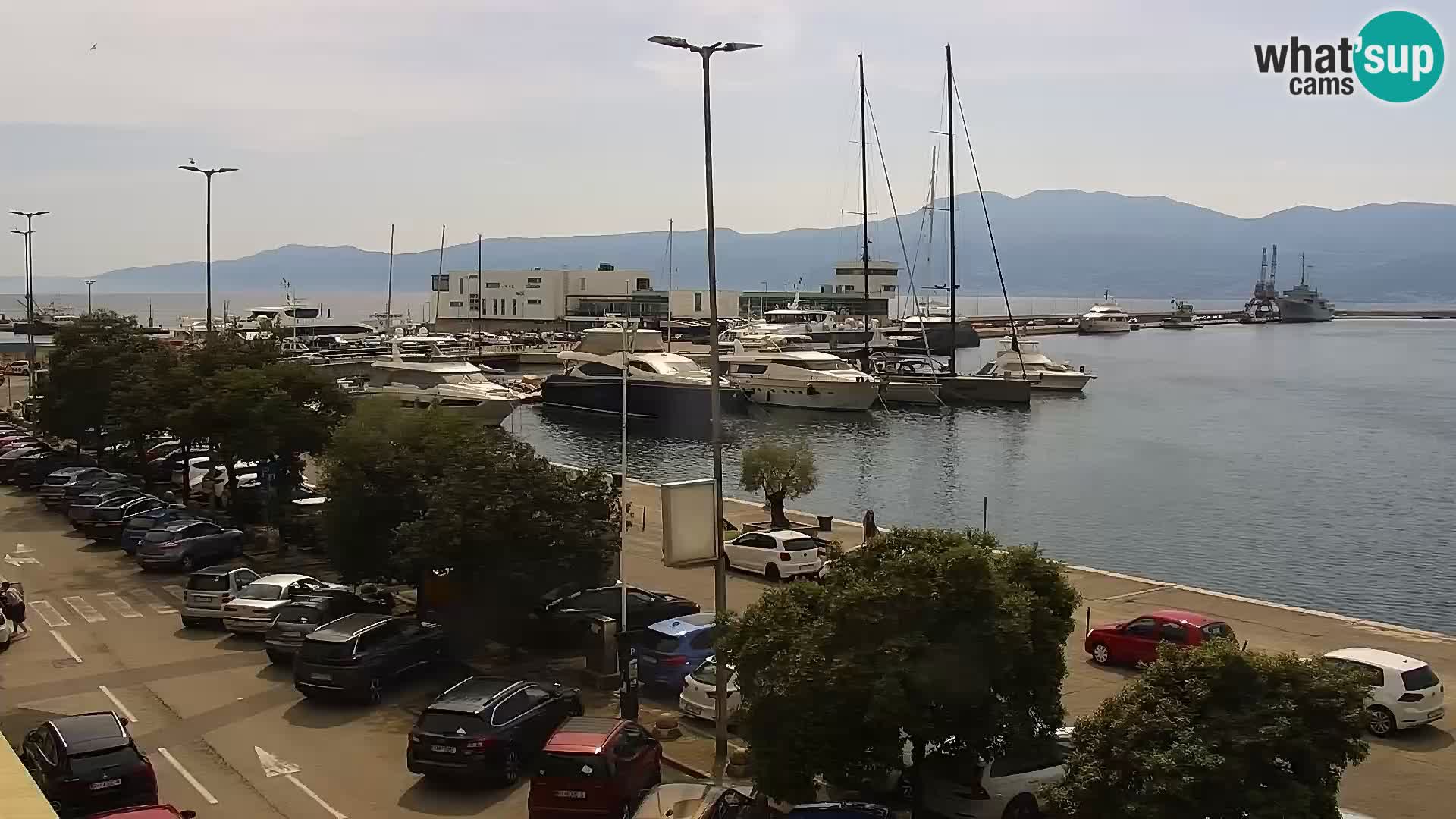 Riva i Marina u Rijeci – Web kamera uživo u Hrvatskoj