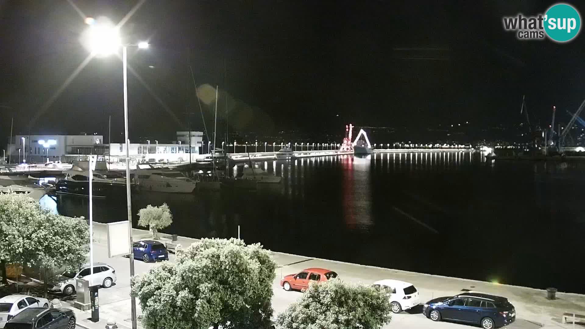La Riva et Marina à Rijeka – Live Webcam Croatie