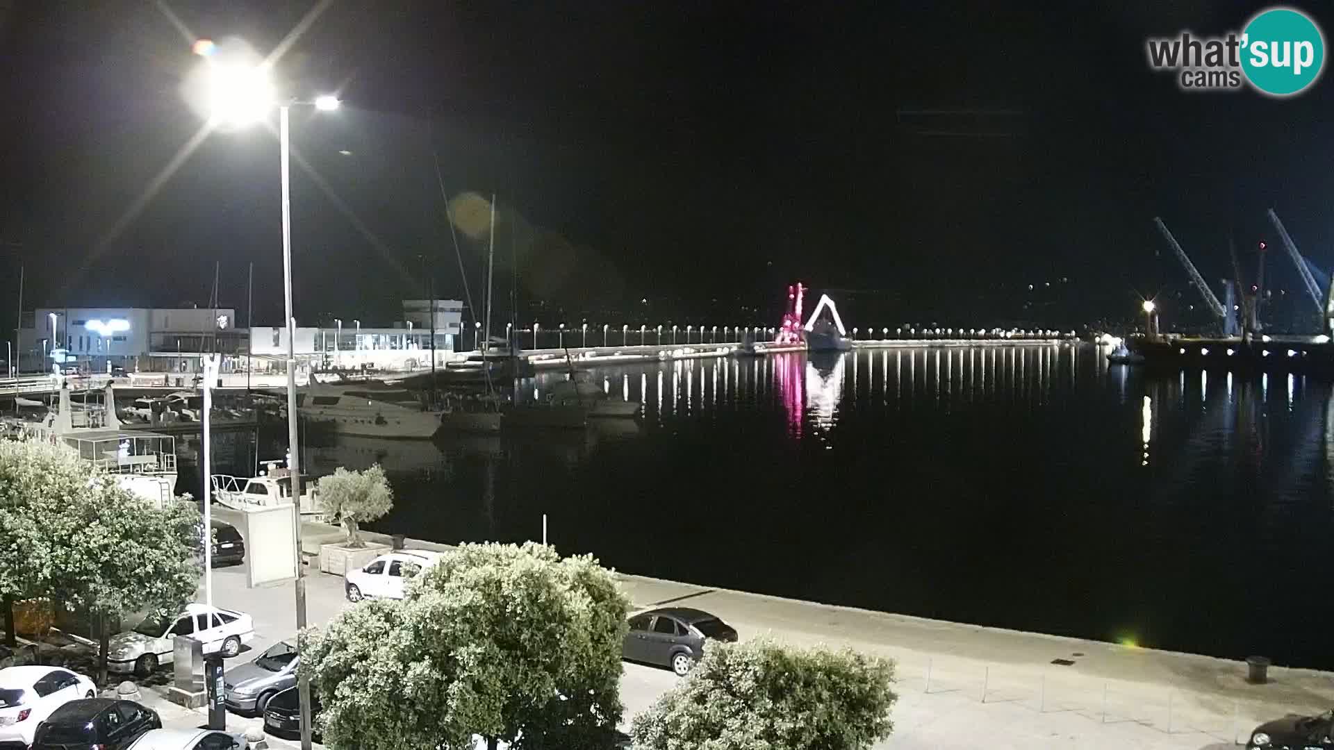 La Riva et Marina à Rijeka – Live Webcam Croatie