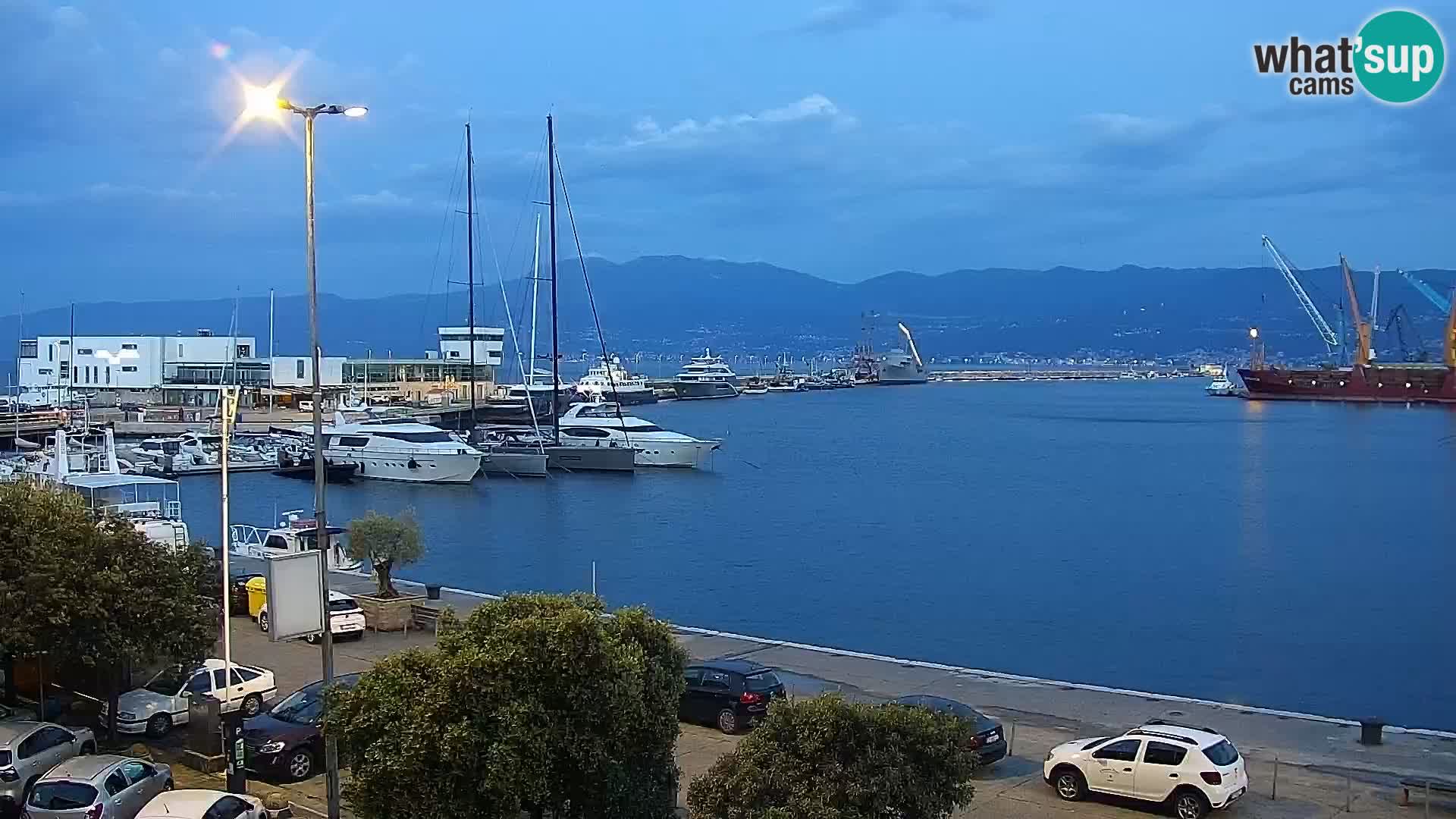 Rijeka – luka i ulica Riva