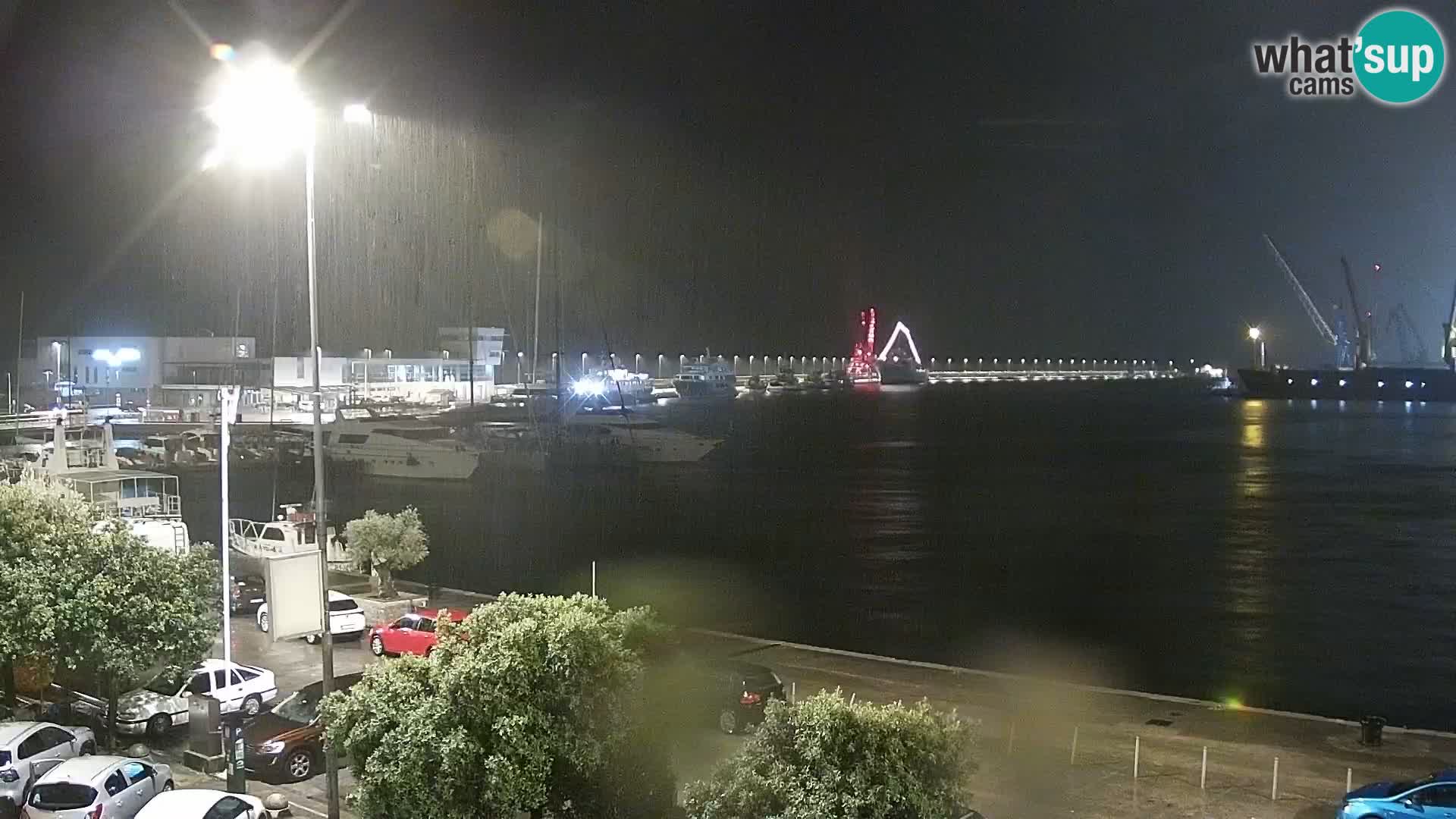 La Riva et Marina à Rijeka – Live Webcam Croatie