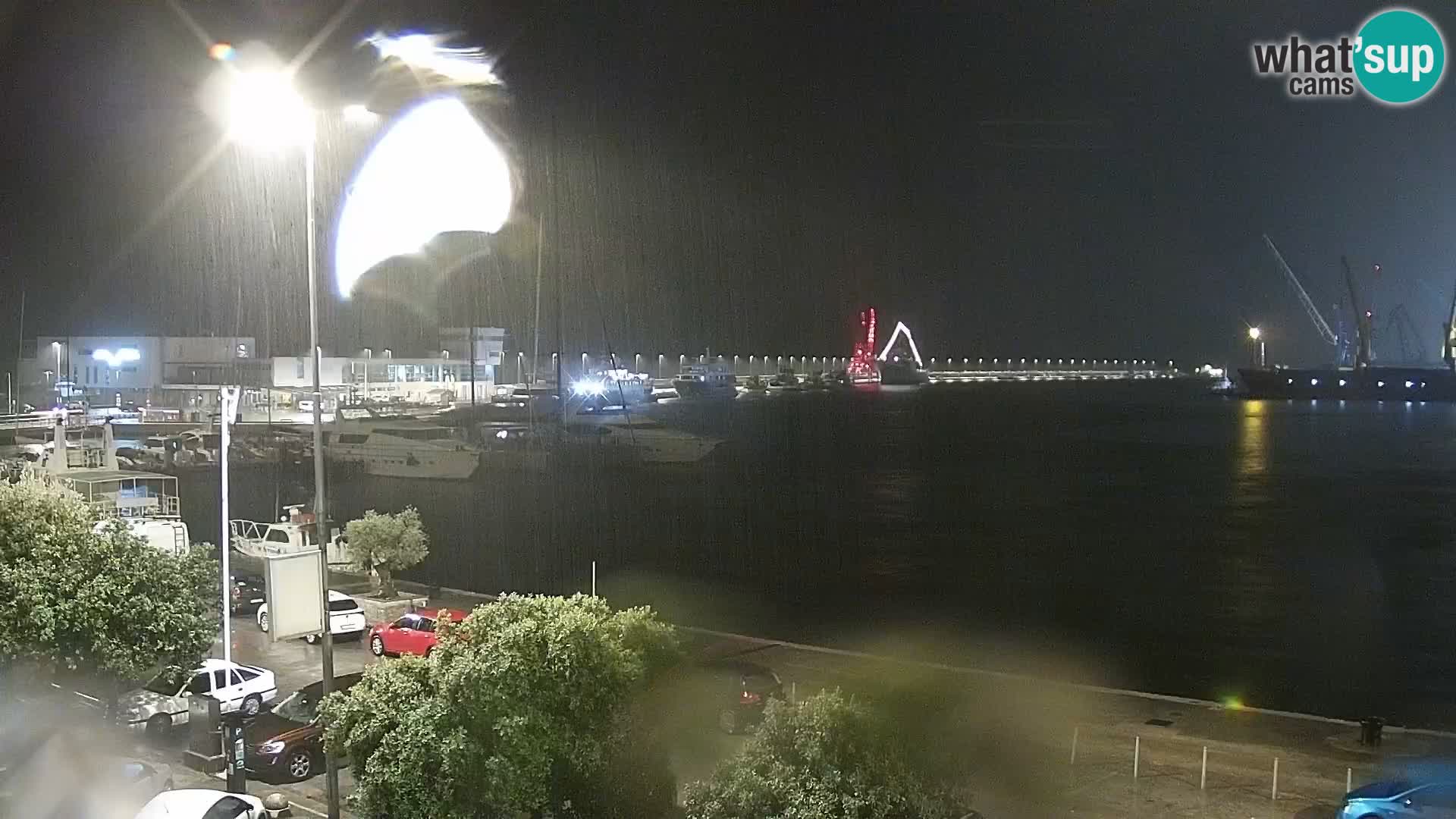 La Riva et Marina à Rijeka – Live Webcam Croatie