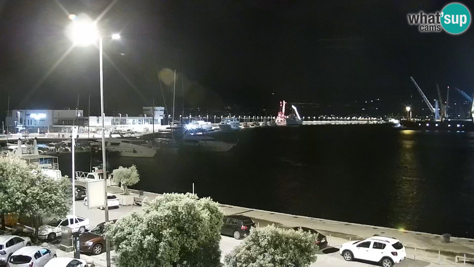 Riva i Marina u Rijeci – Web kamera uživo u Hrvatskoj