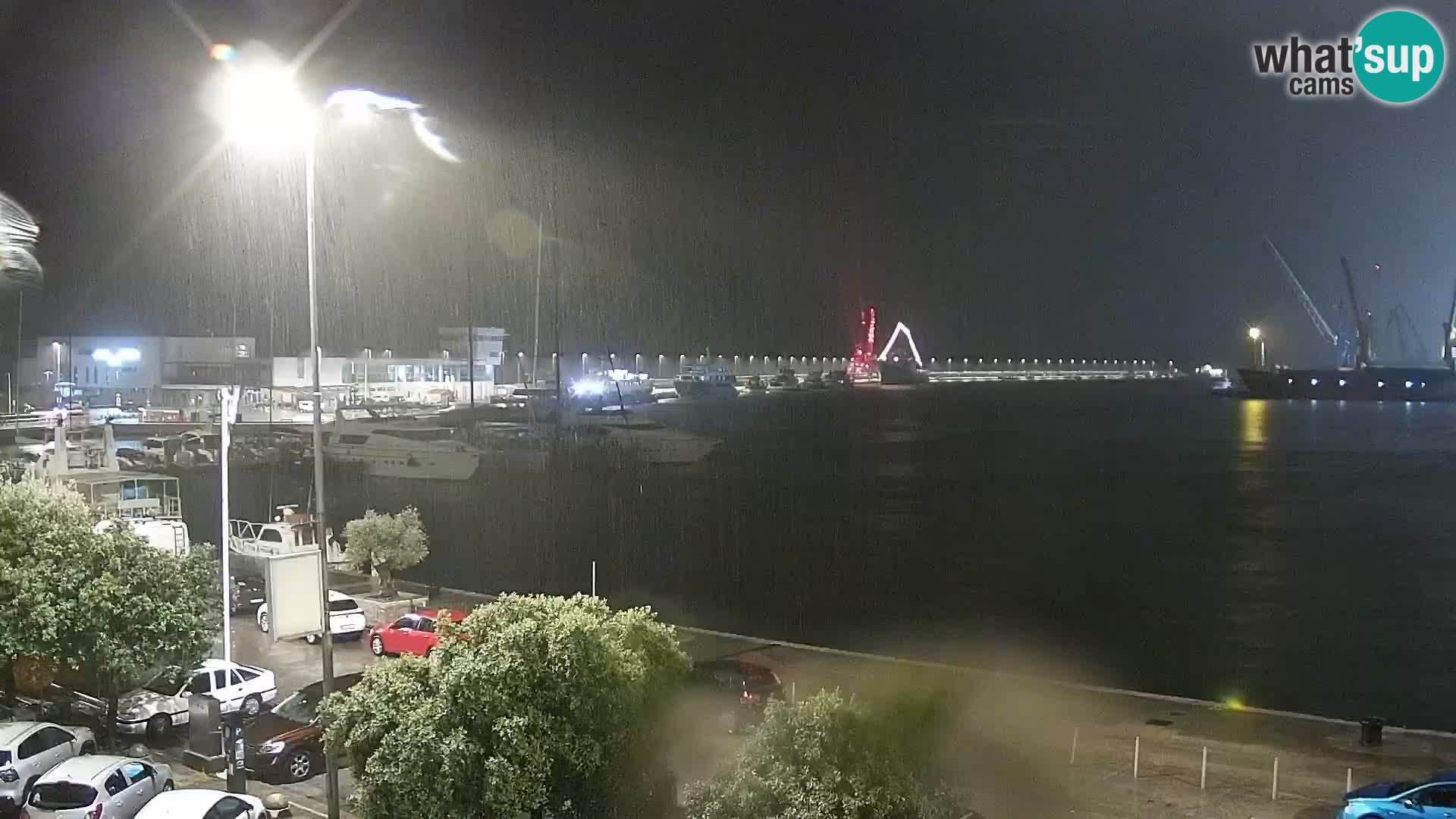 The Riva and Marina in Rijeka  – Live Webcam Croatia