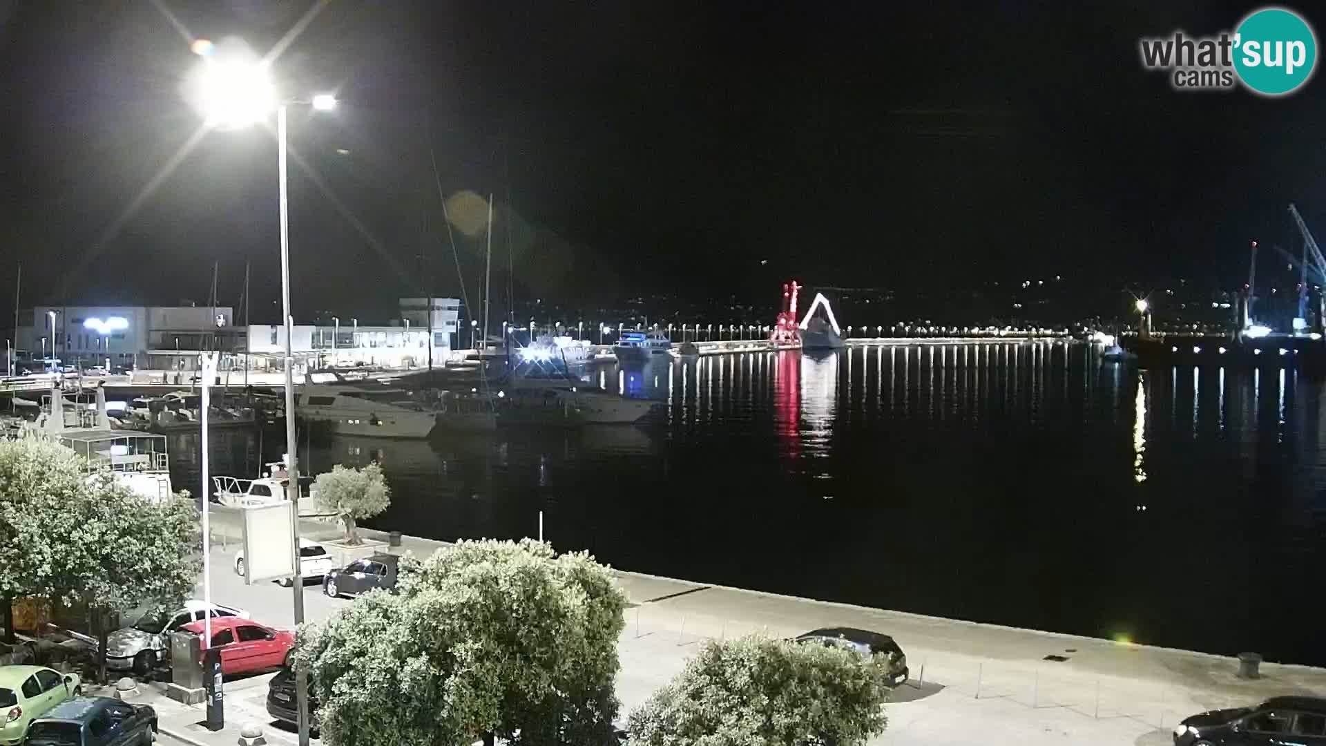Riva i Marina u Rijeci – Web kamera uživo u Hrvatskoj