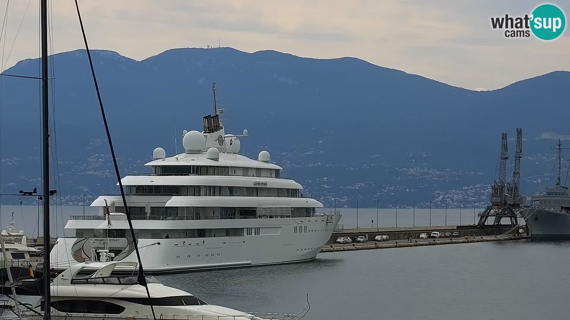 Riva i Marina u Rijeci – Web kamera uživo u Hrvatskoj