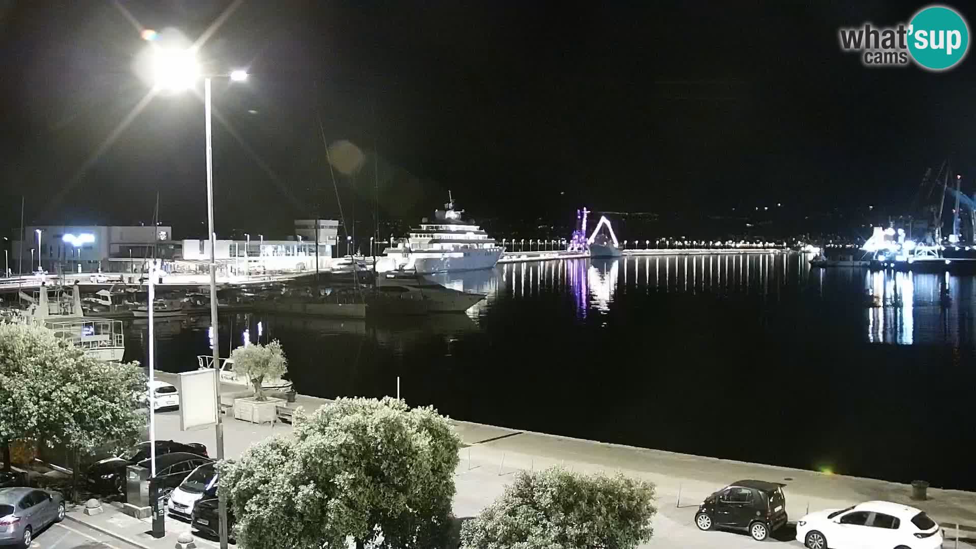 La Riva e la Marina a Rijeka (Fiume) – Live Webcam Croazia