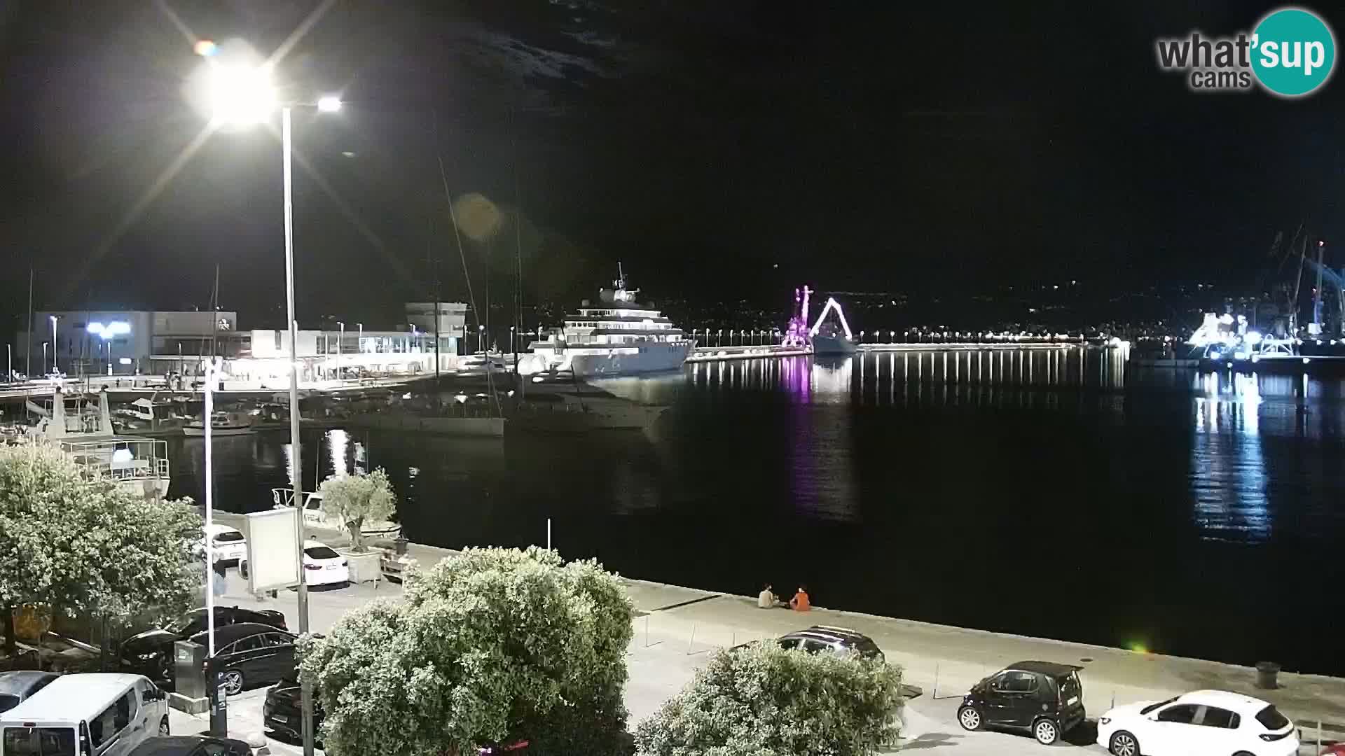 Riva i Marina u Rijeci – Web kamera uživo u Hrvatskoj