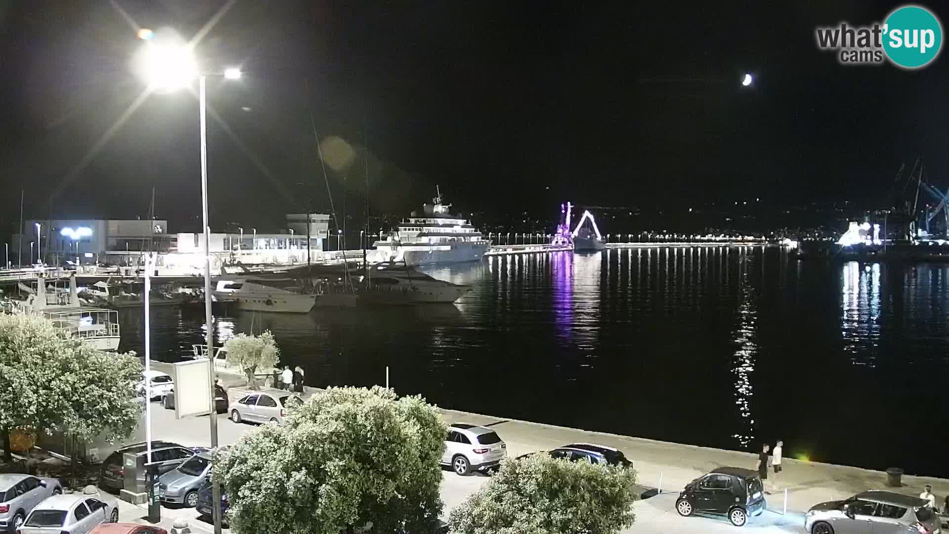 Riva i Marina u Rijeci – Web kamera uživo u Hrvatskoj