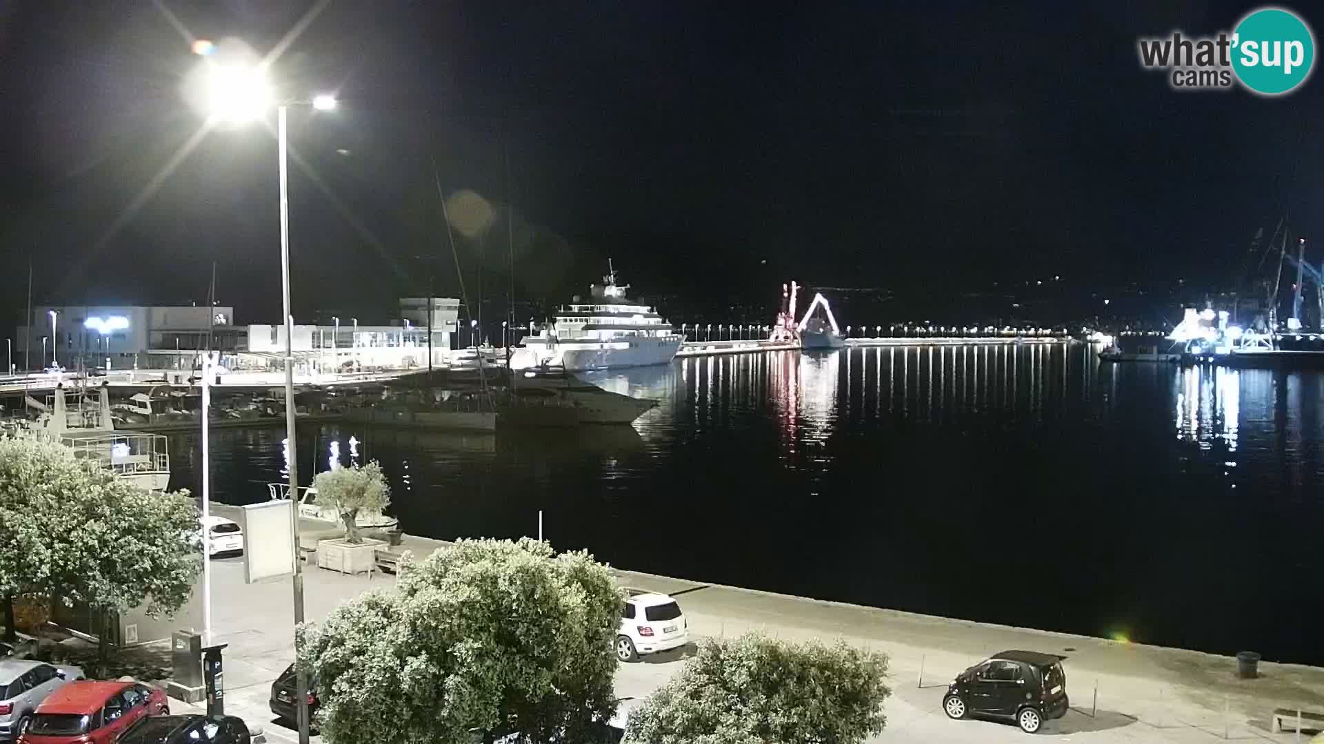 La Riva e la Marina a Rijeka (Fiume) – Live Webcam Croazia