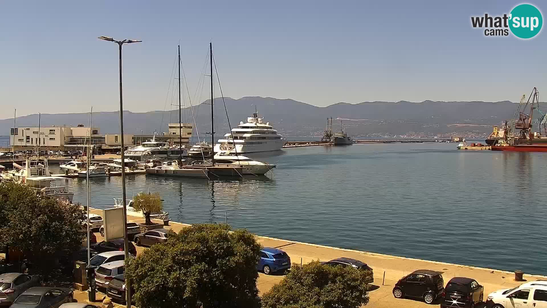 Rijeka – luka i ulica Riva