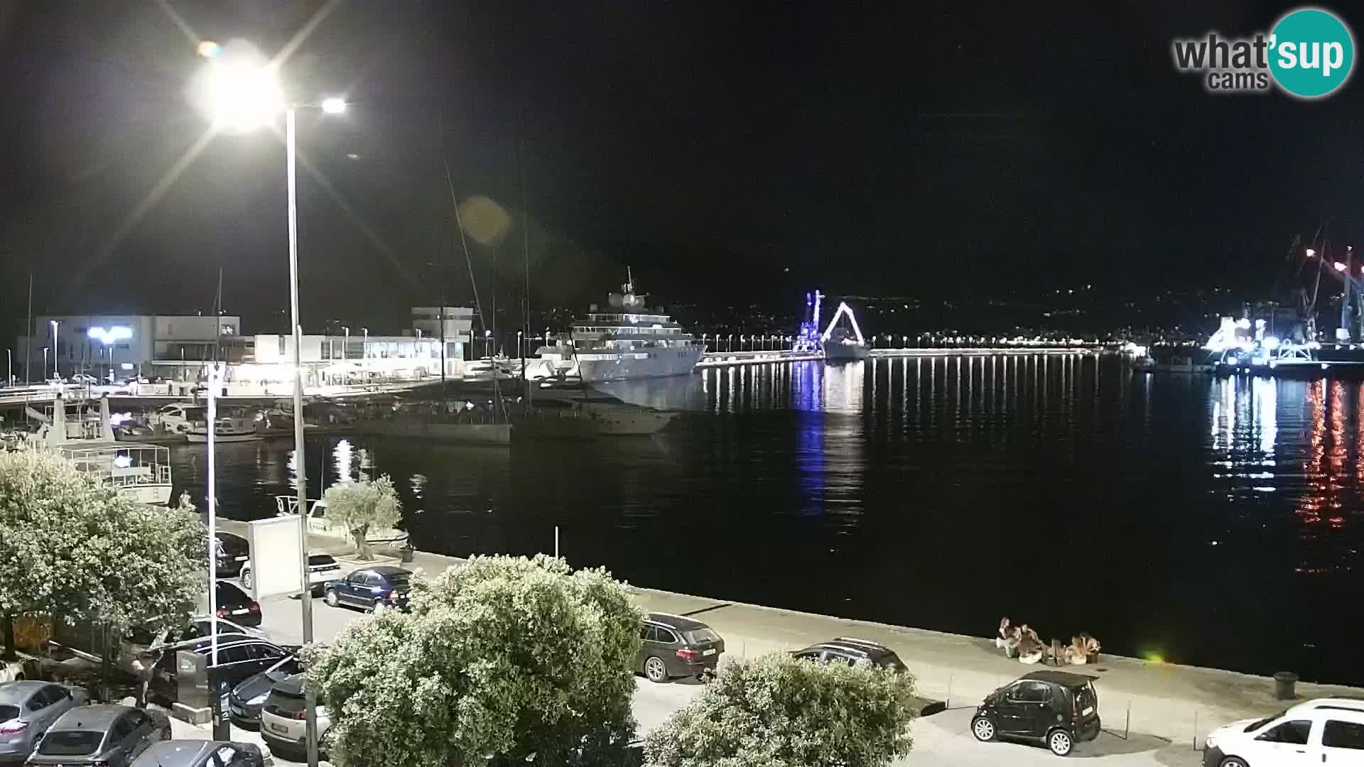 La Riva e la Marina a Rijeka (Fiume) – Live Webcam Croazia