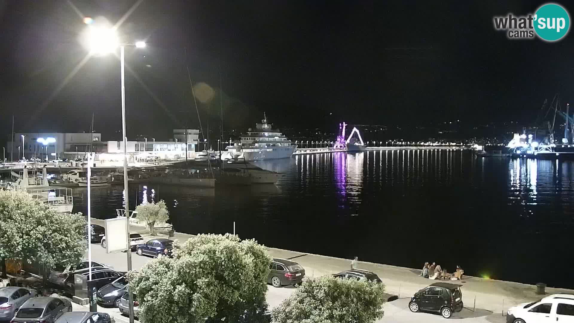 Riva i Marina u Rijeci – Web kamera uživo u Hrvatskoj