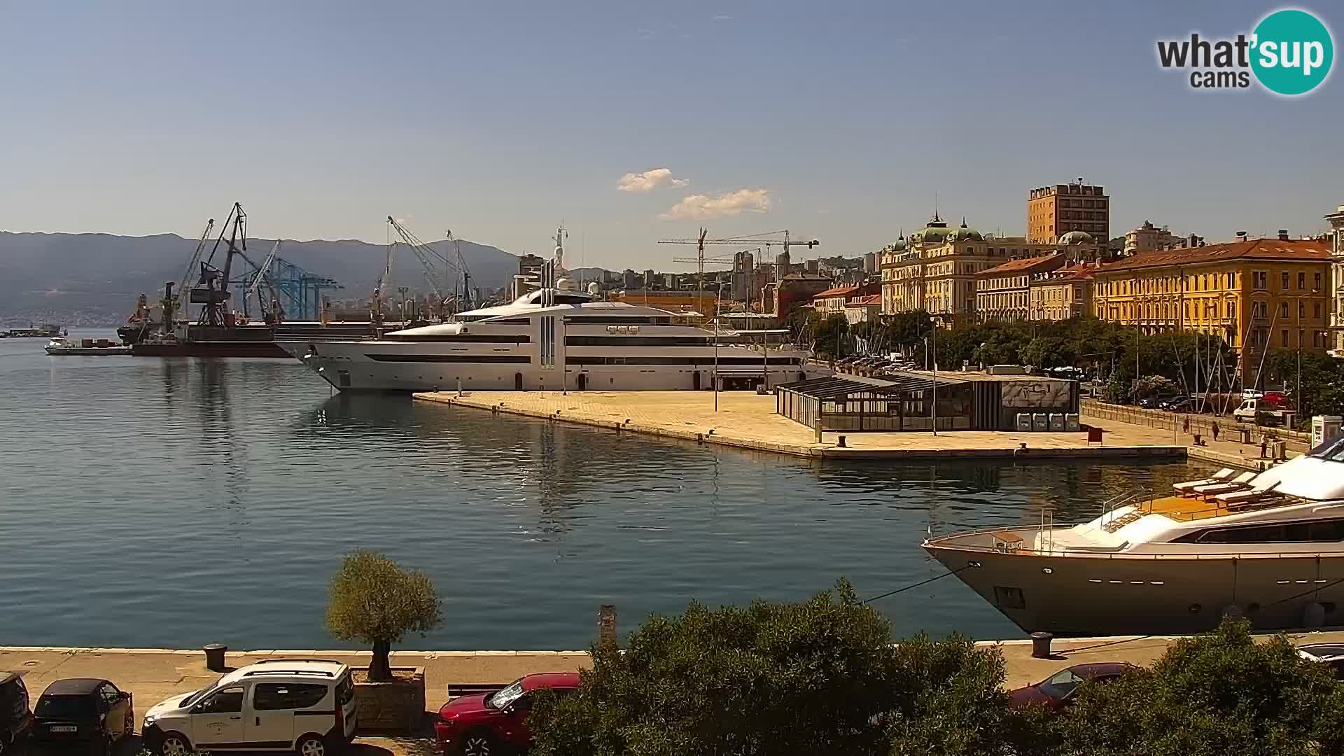 Fiume – Il porto e la Riva